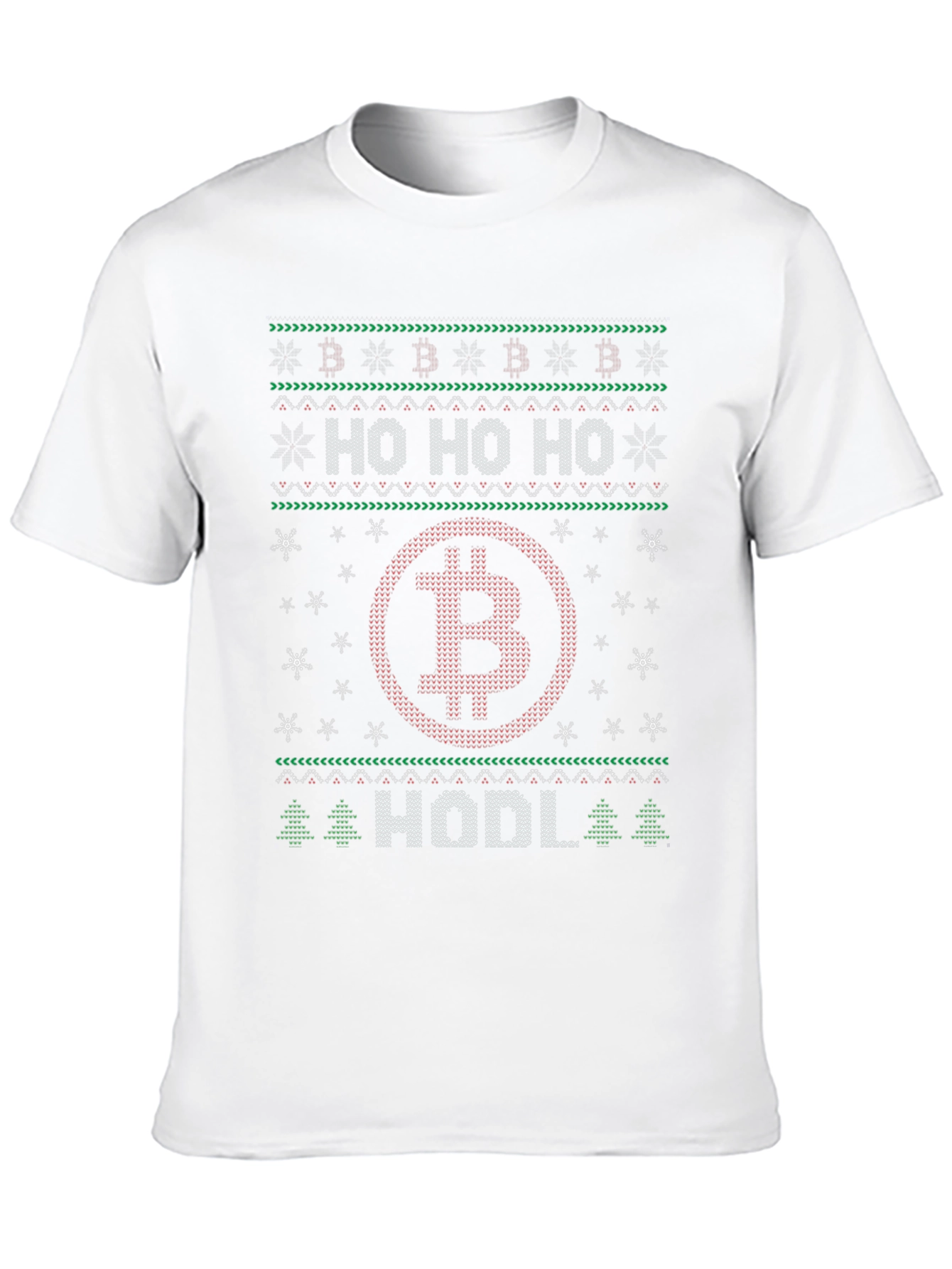Bitcoin HODL Christmas Ugly Sweater T-Shirt