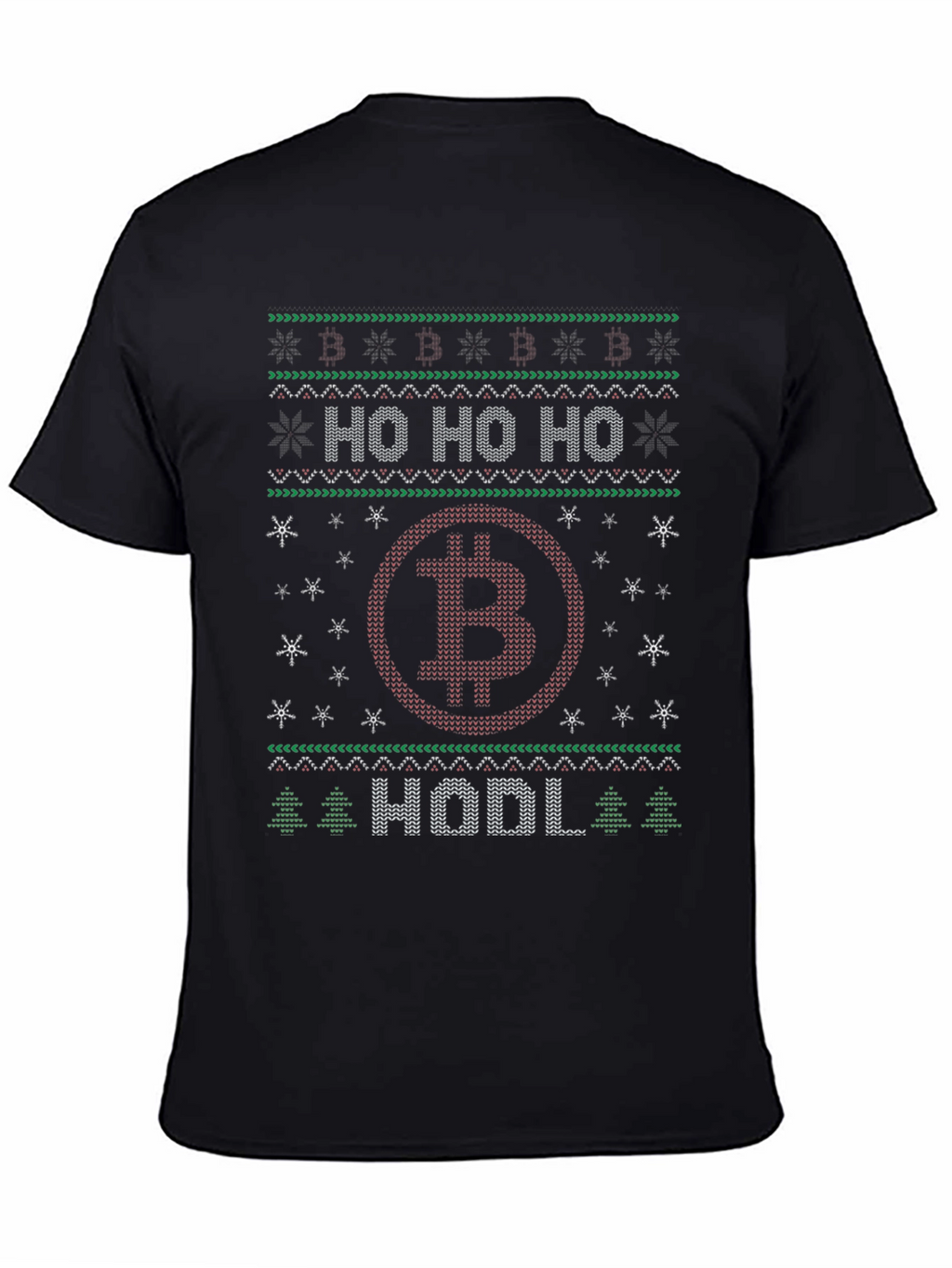 Bitcoin HODL Christmas Ugly Sweater T-Shirt
