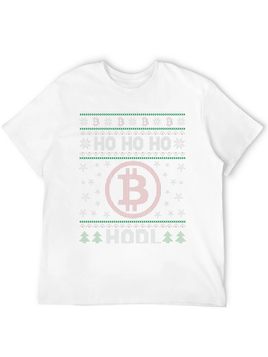 Bitcoin HODL Christmas Ugly Sweater T-Shirt