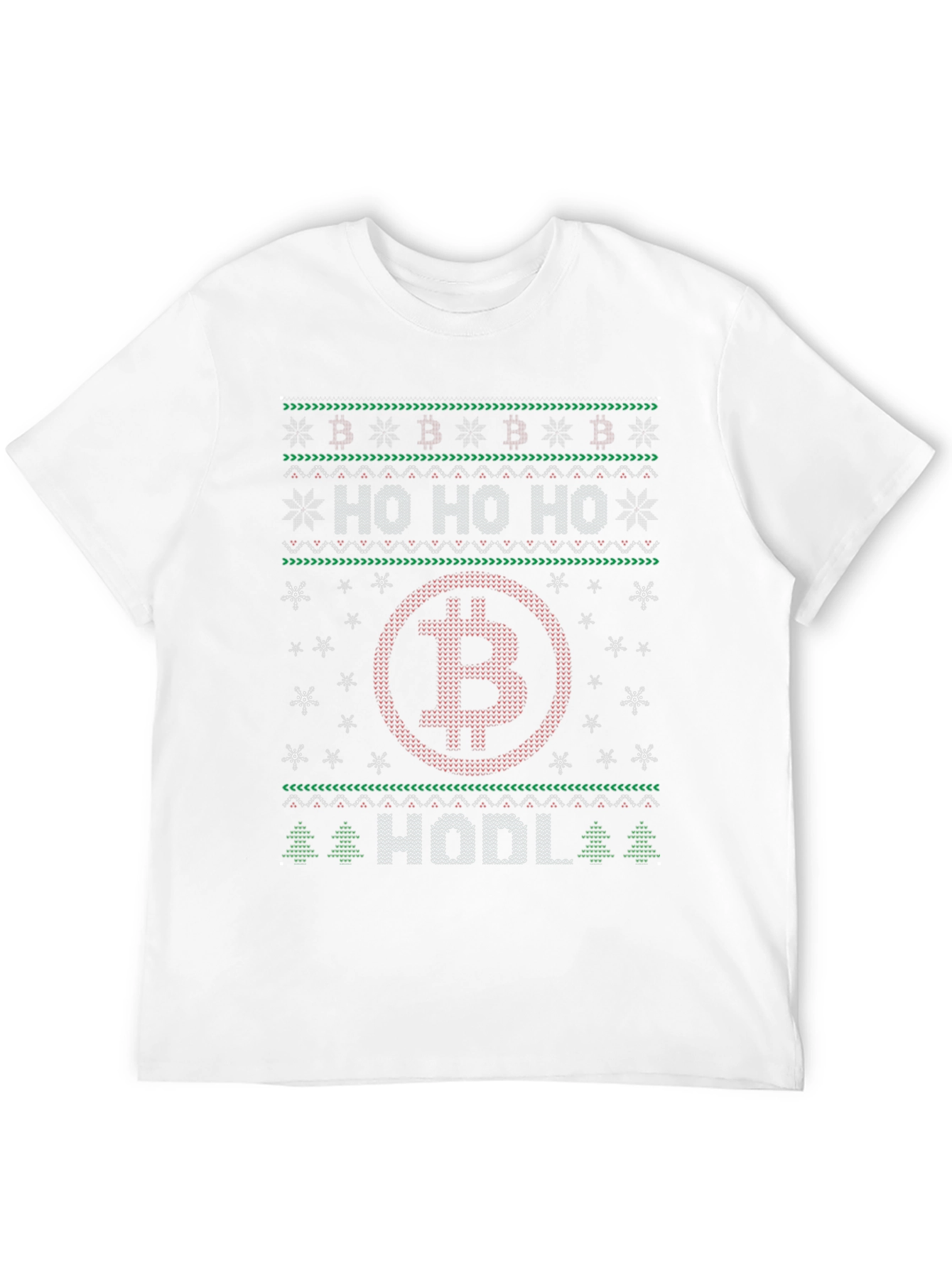 Bitcoin HODL Christmas Ugly Sweater T-Shirt