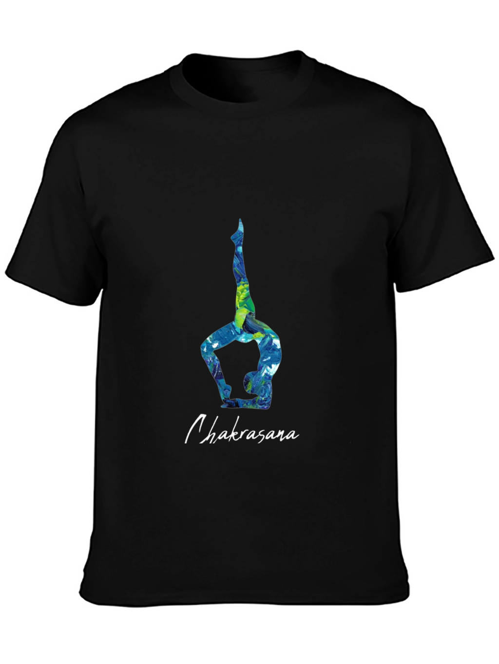 Chakrasana Yoga Pose Graphic Tee