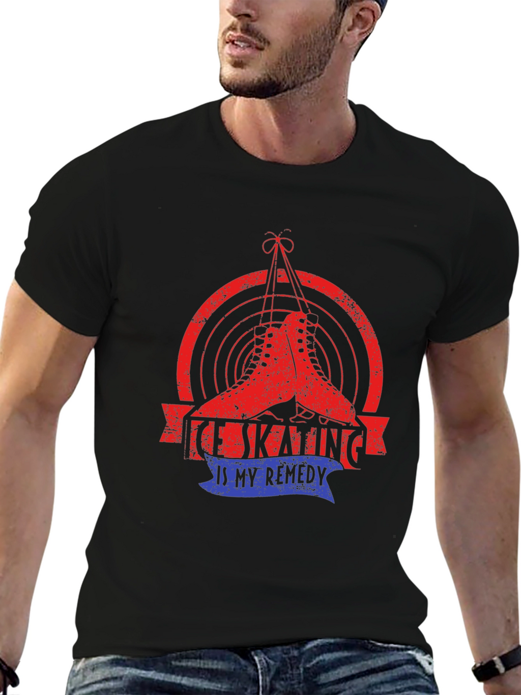 Ice Skating Remedy Graphic Tee