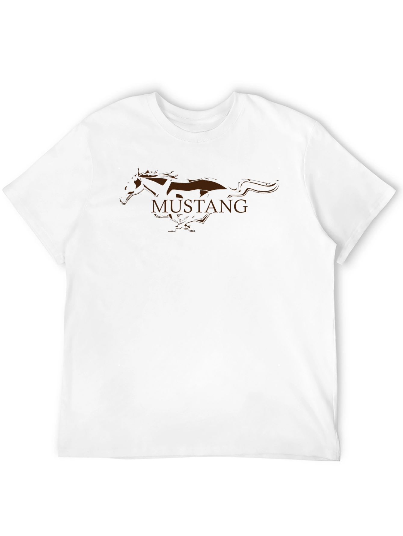 Mens Black Mustang Graphic Tee