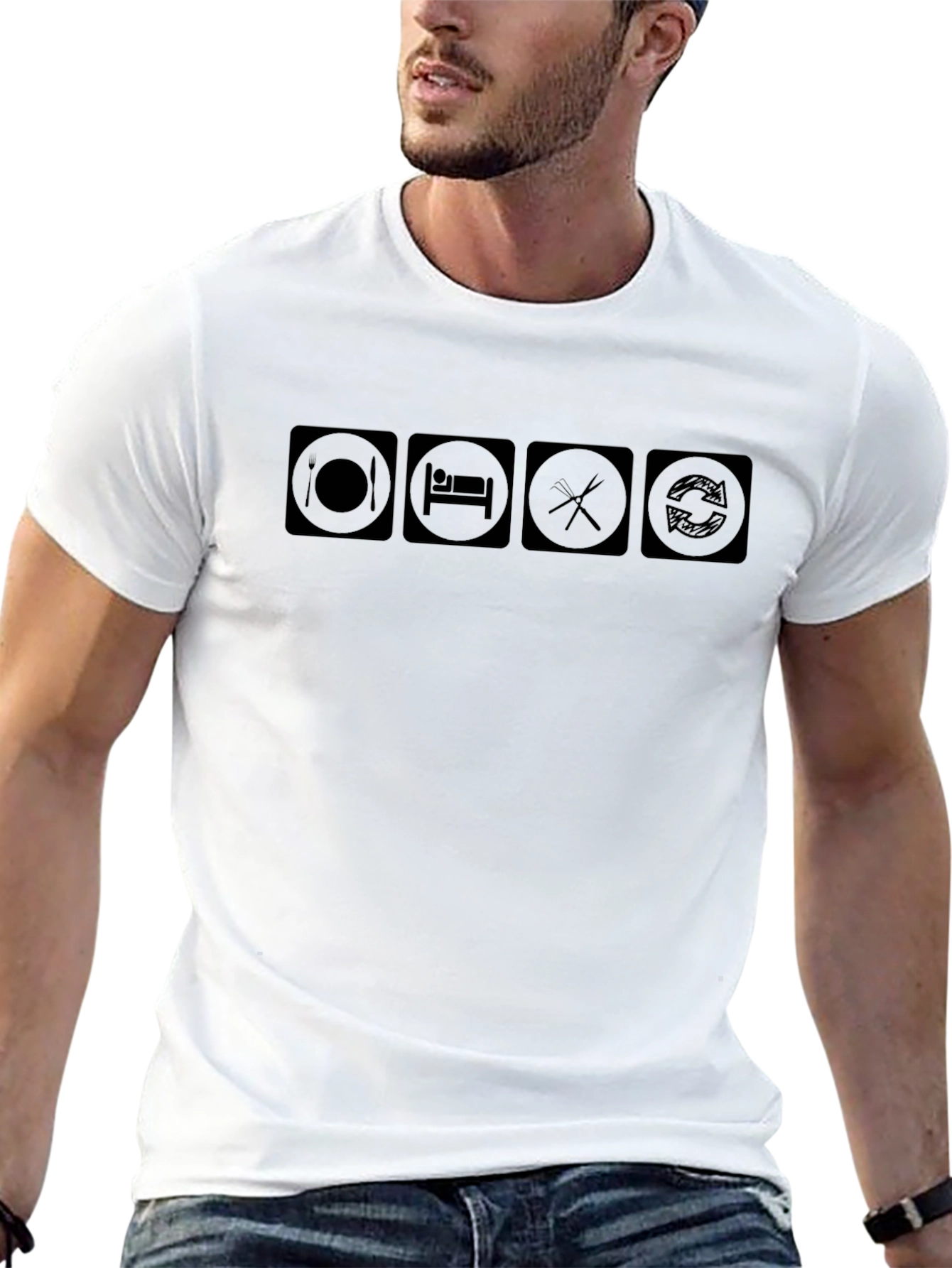 Eat Sleep Drums Repeat T-Shirt