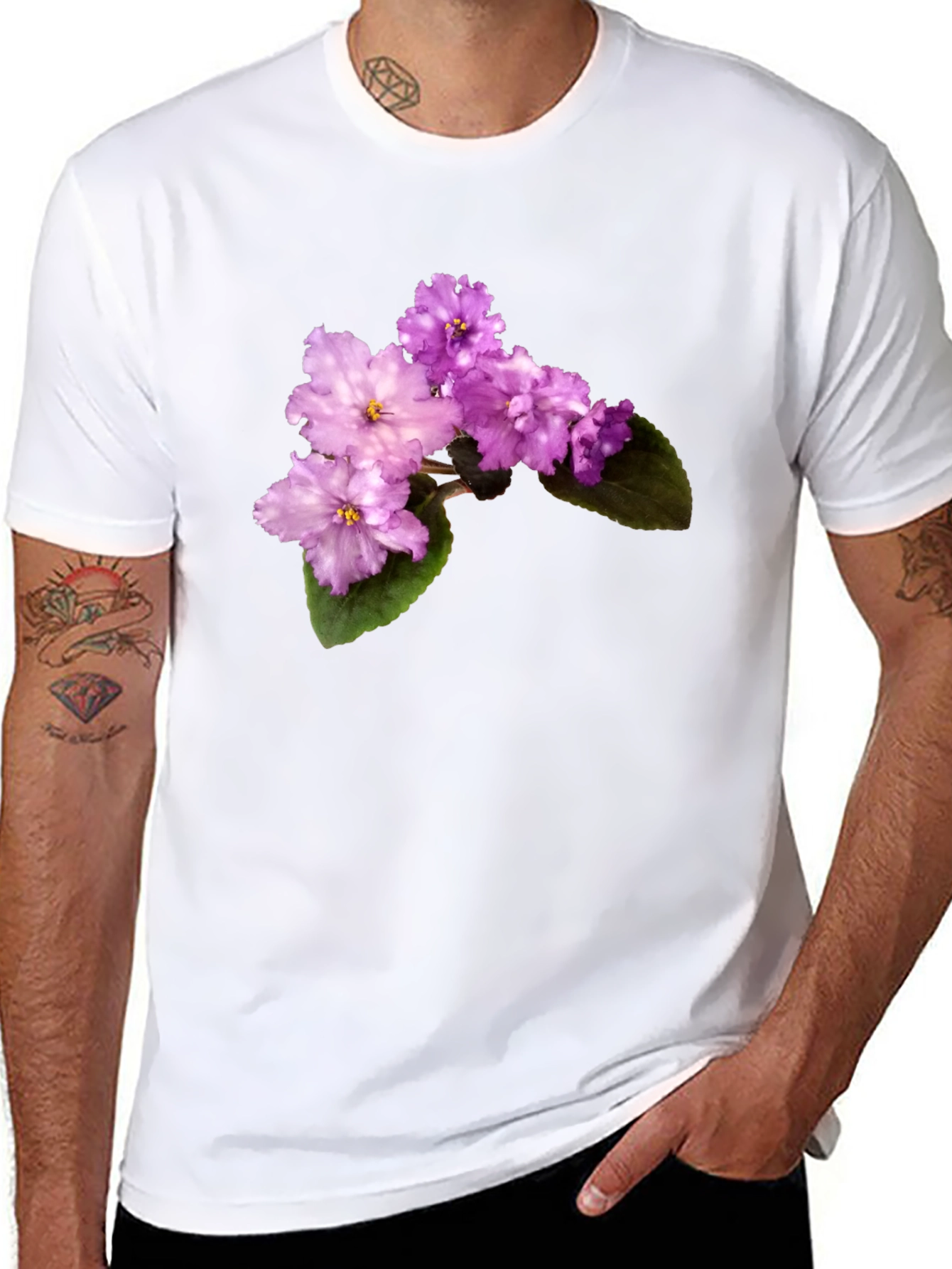 Floral Print T-Shirt - Stylish & Comfortable