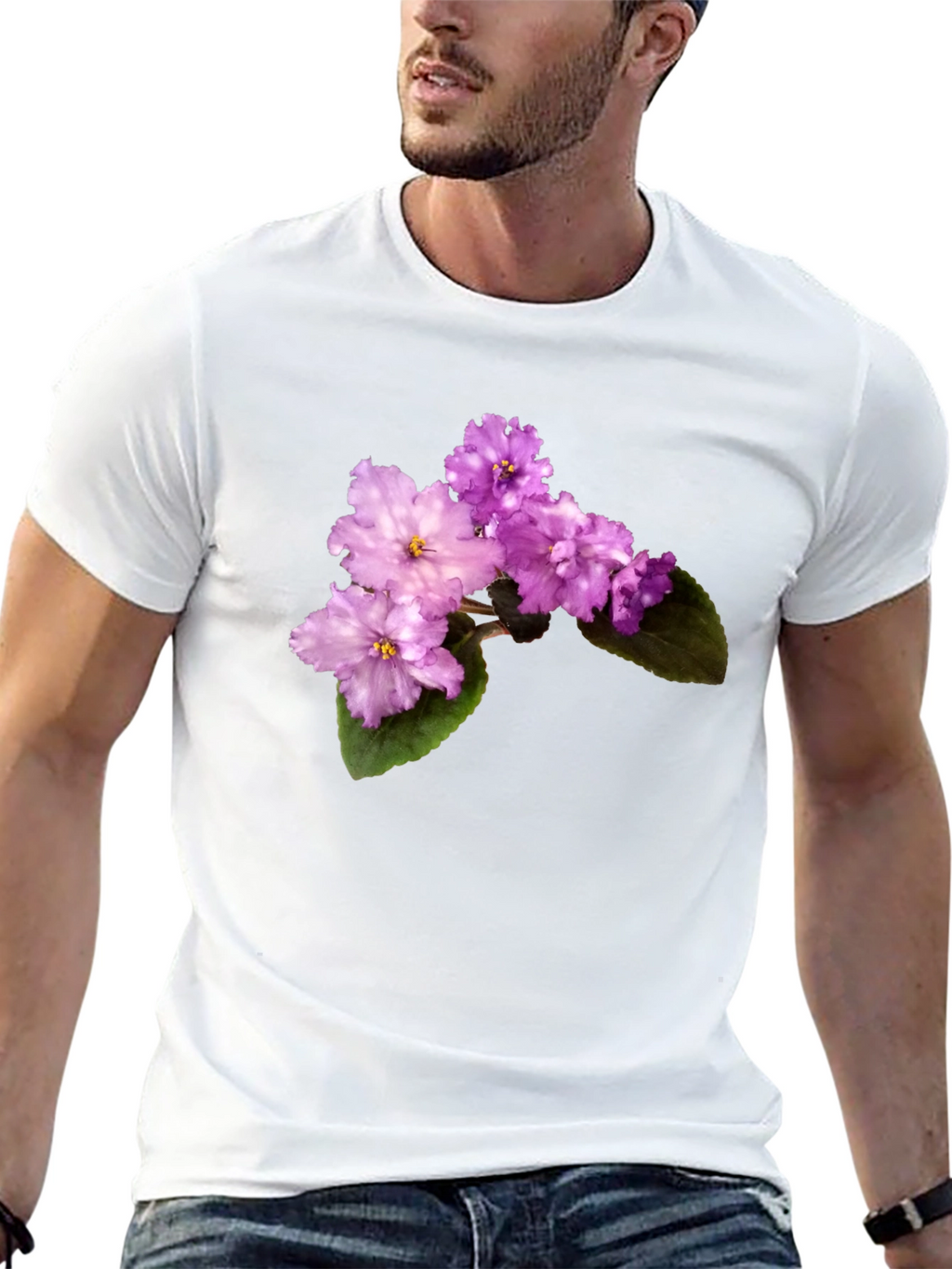 Floral Print T-Shirt - Stylish & Comfortable