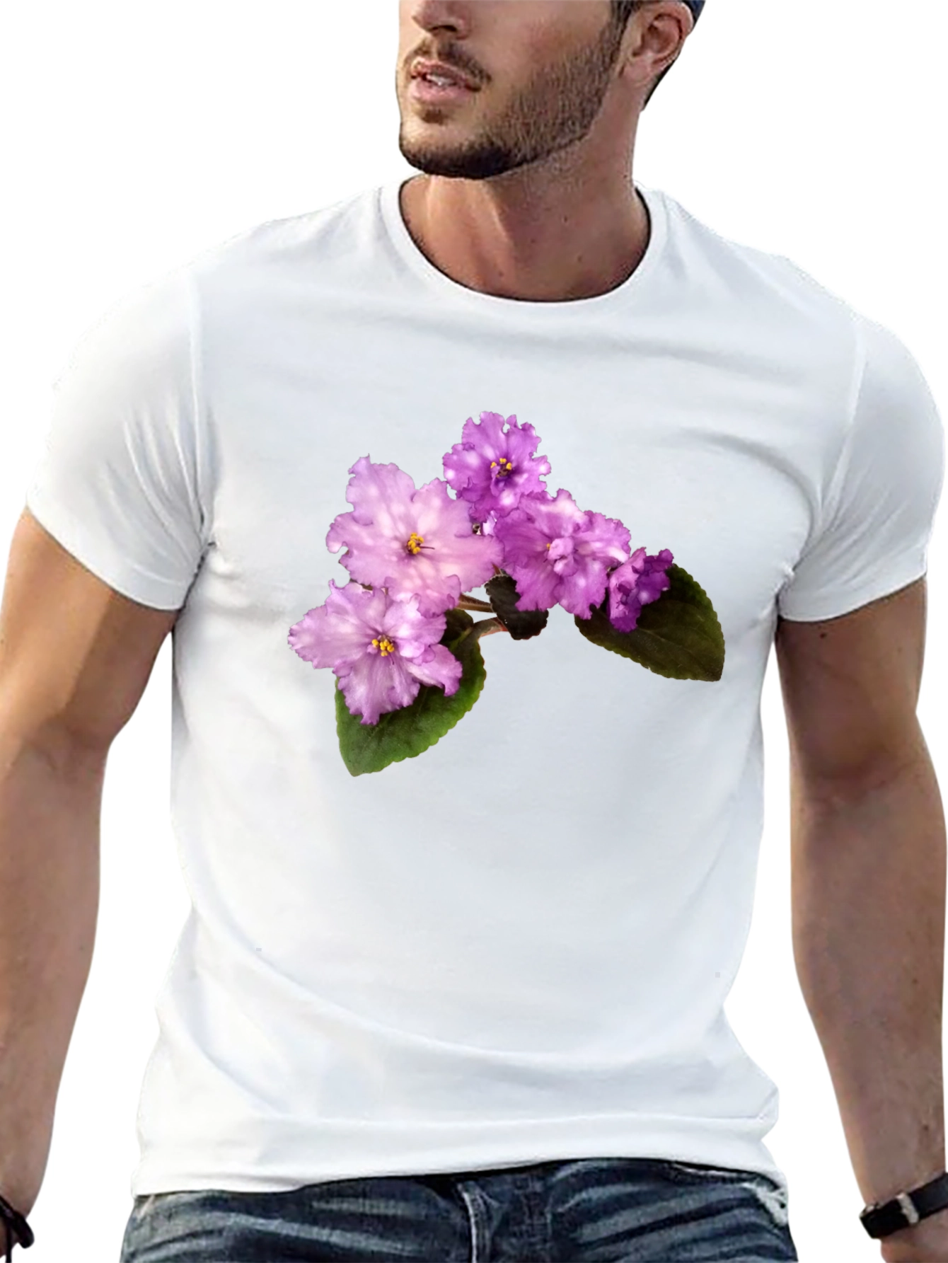 Floral Print T-Shirt - Stylish & Comfortable
