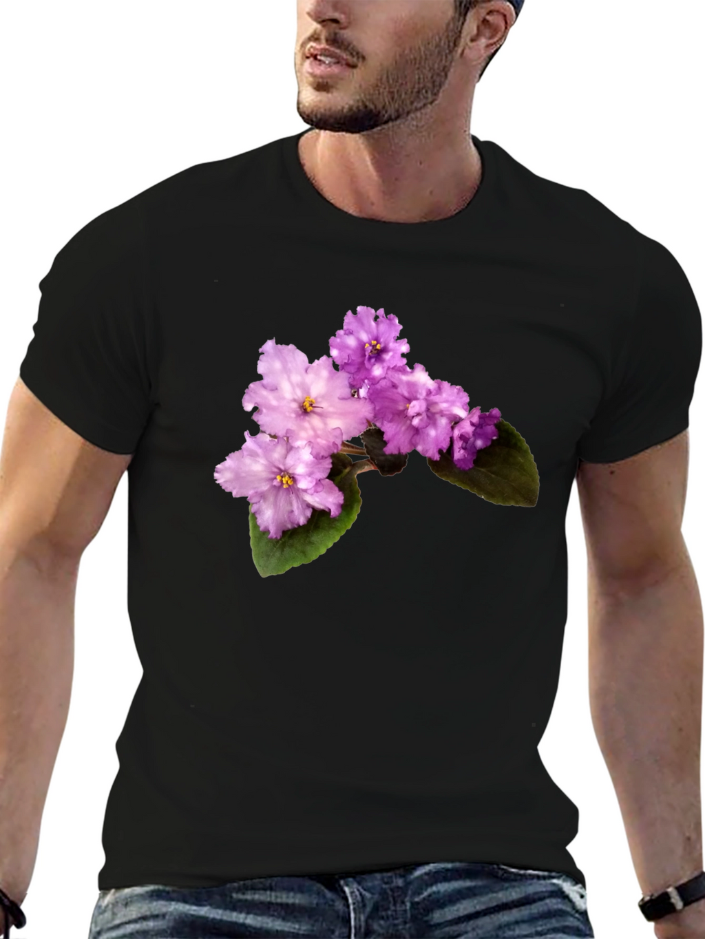 Floral Print T-Shirt - Stylish & Comfortable