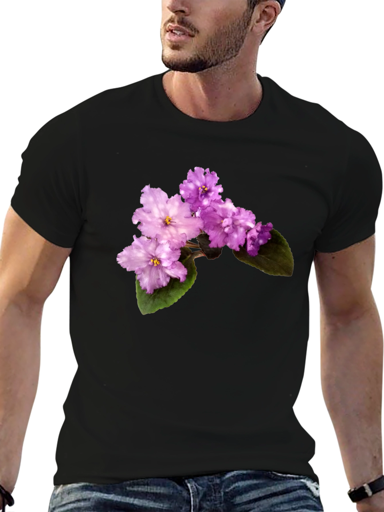 Floral Print T-Shirt - Stylish & Comfortable