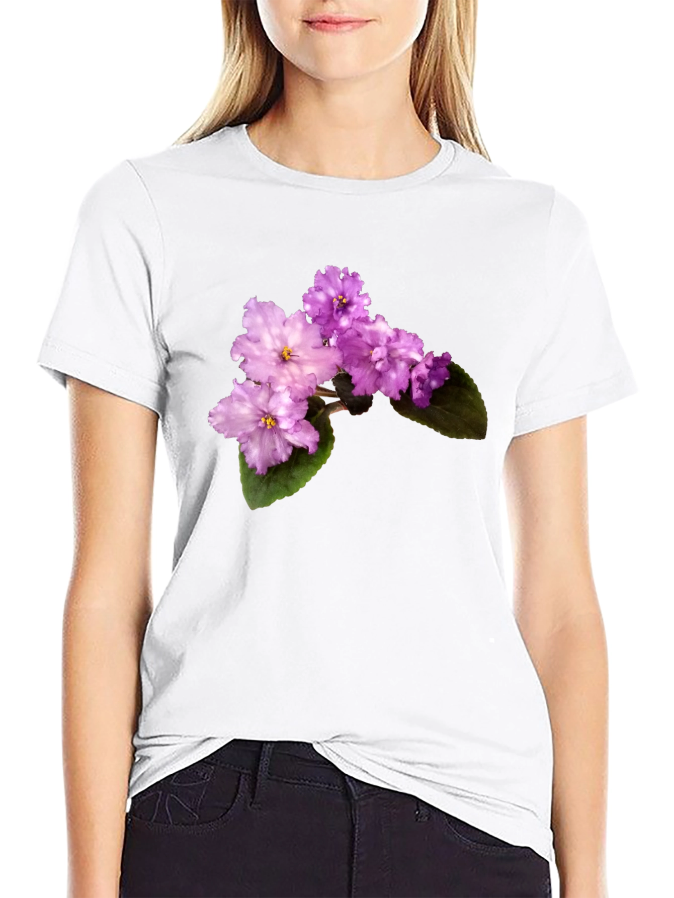 Floral Print T-Shirt - Stylish & Comfortable