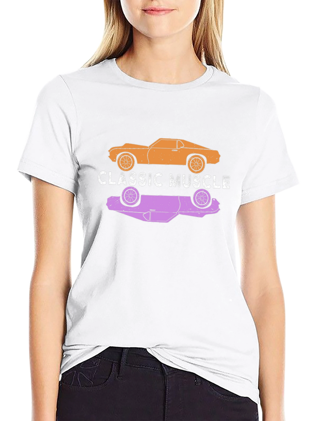 Classic Muscle Car T-Shirt - Black
