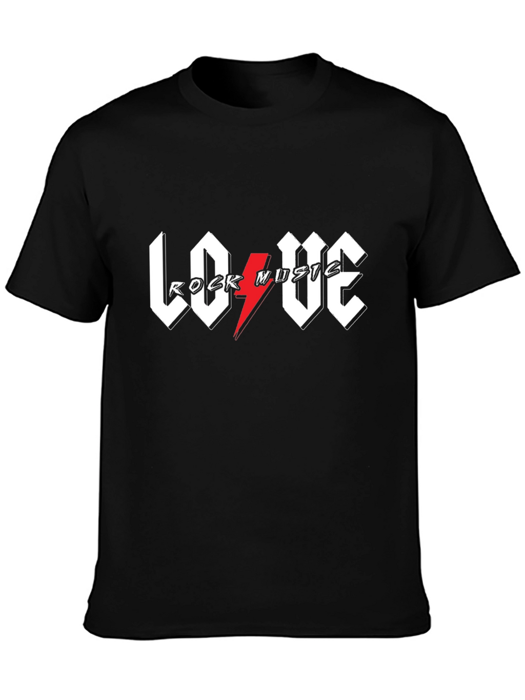 Rock Music Lover T-Shirt - Black