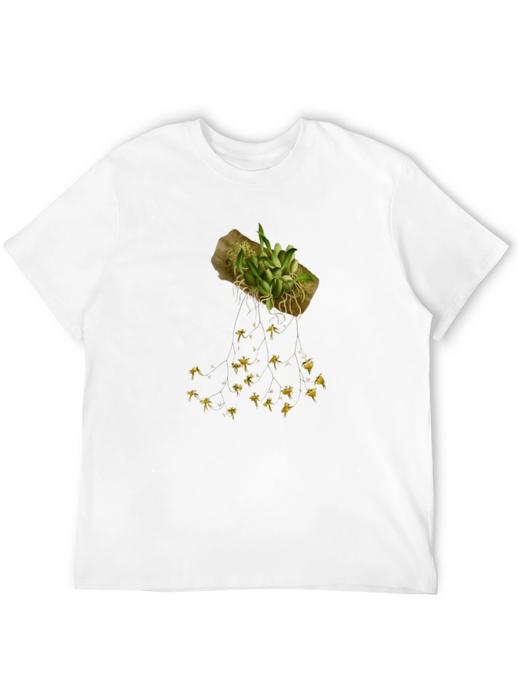 Botanical Print T-Shirt - Unique Plant Design