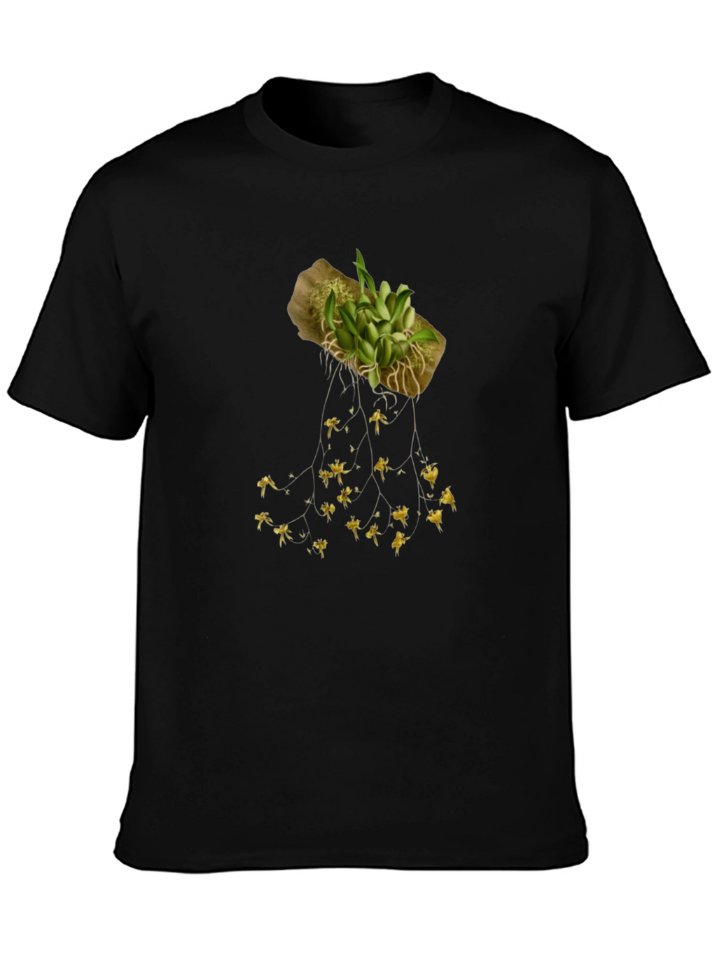Botanical Print T-Shirt - Unique Plant Design