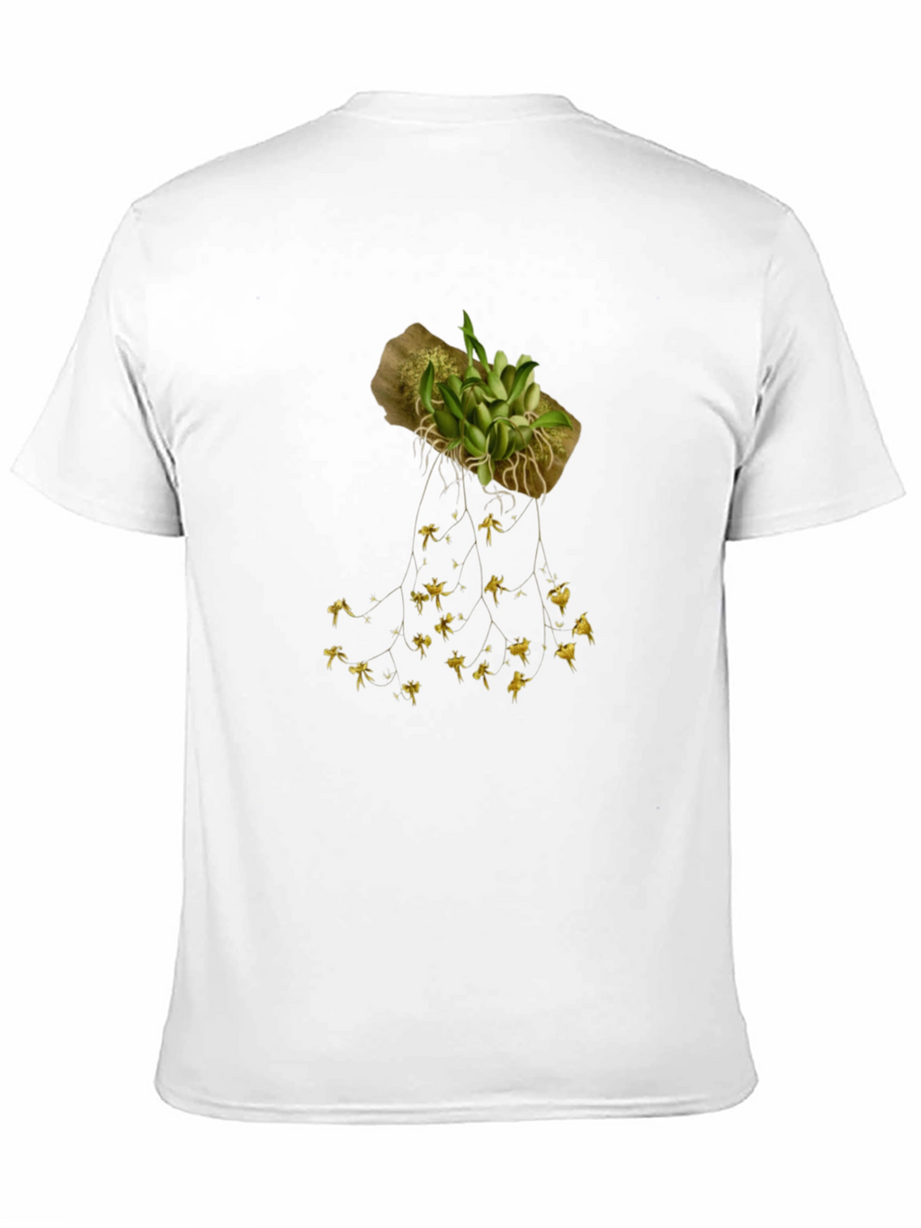 Botanical Print T-Shirt - Unique Plant Design