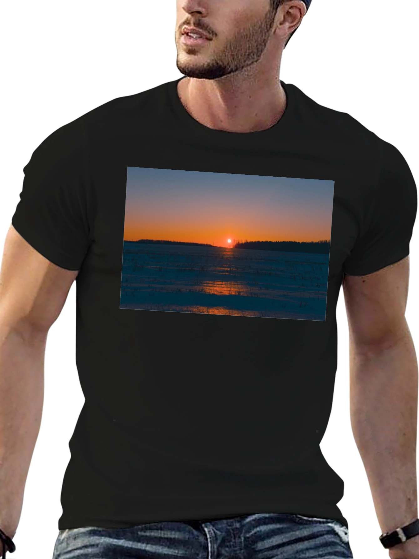 Scenic Sunset Graphic Tee