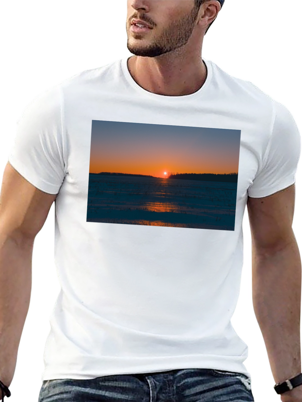 Scenic Sunset Graphic Tee