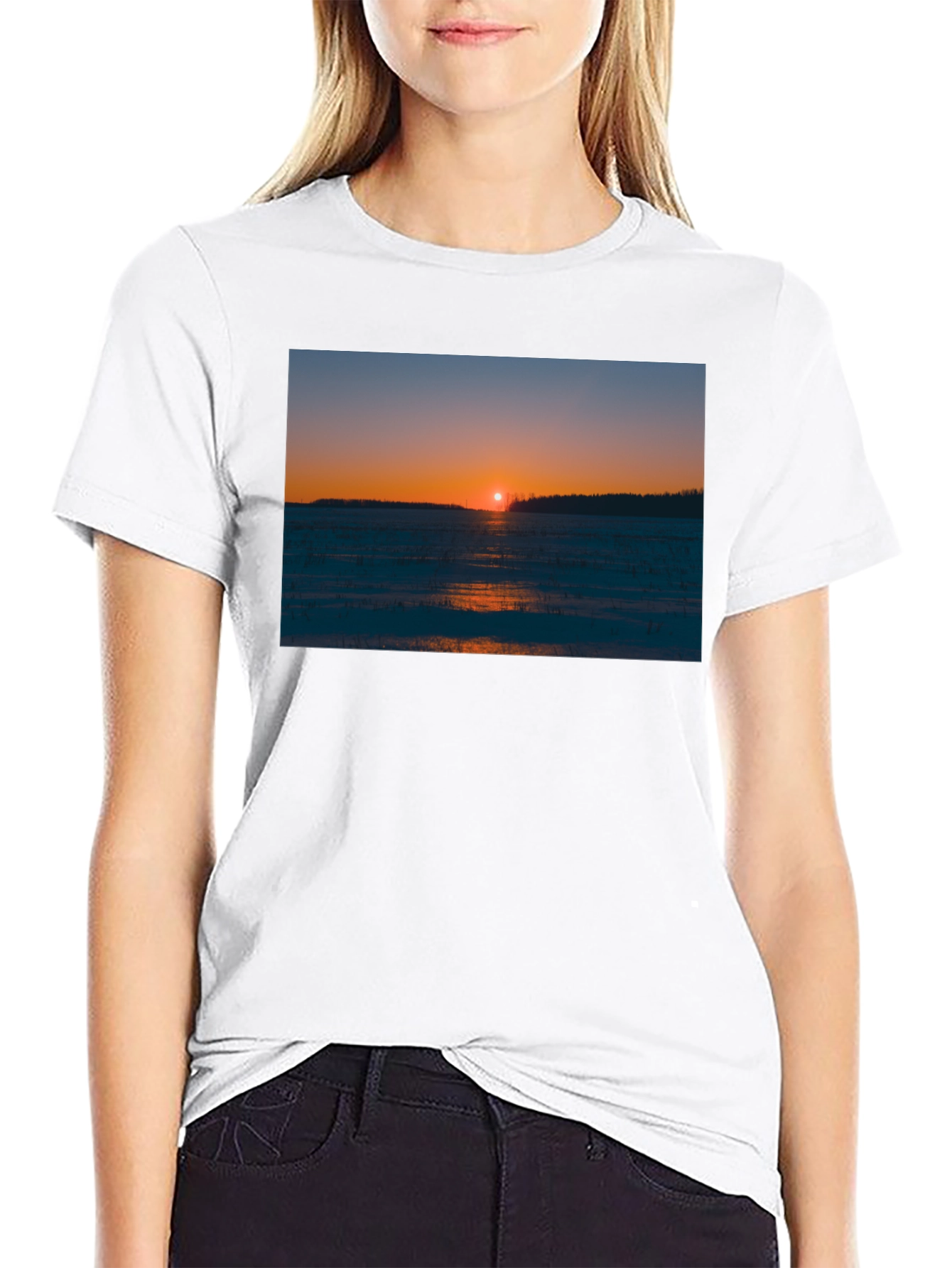 Scenic Sunset Graphic Tee