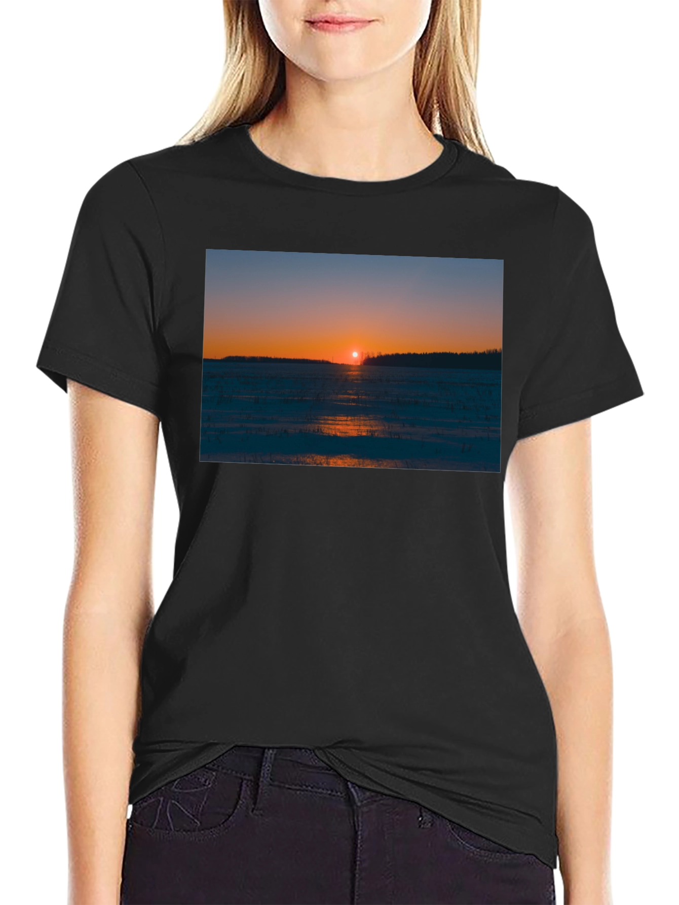 Scenic Sunset Graphic Tee