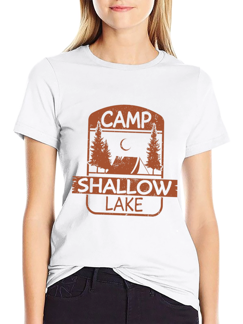 Camp Shallow Lake Graphic T-Shirt