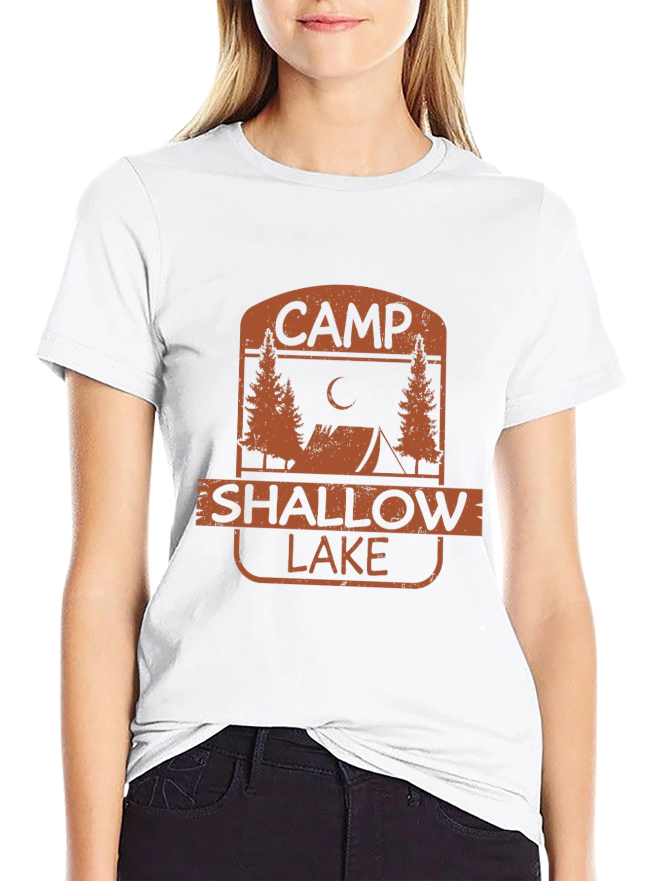Camp Shallow Lake Graphic T-Shirt
