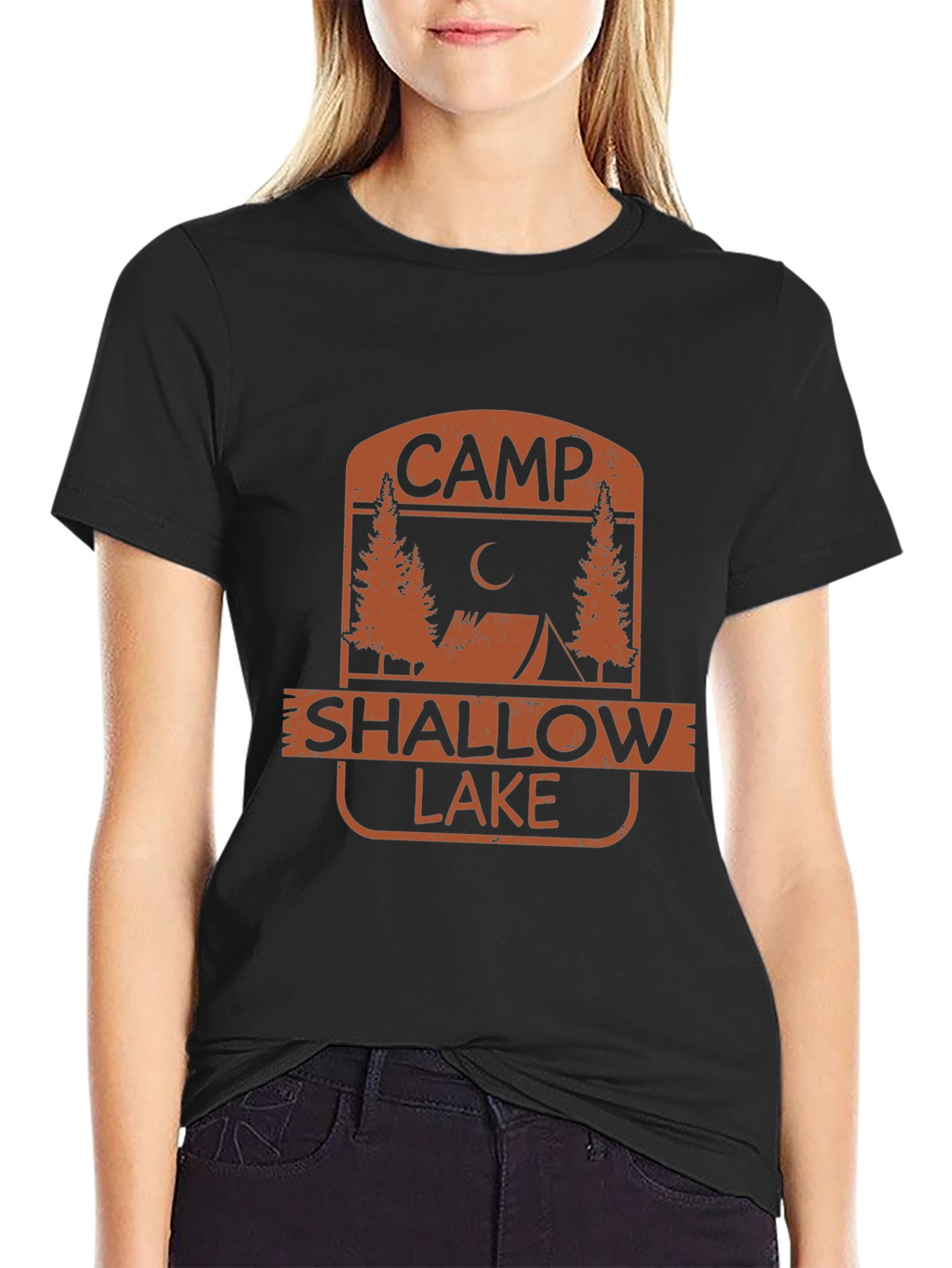 Camp Shallow Lake Graphic T-Shirt