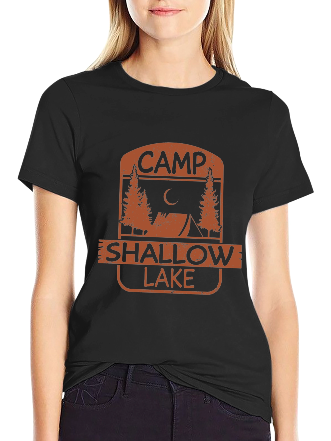 Camp Shallow Lake Graphic T-Shirt