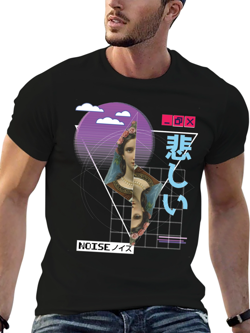 Aesthetic Vaporwave Graphic T-Shirt