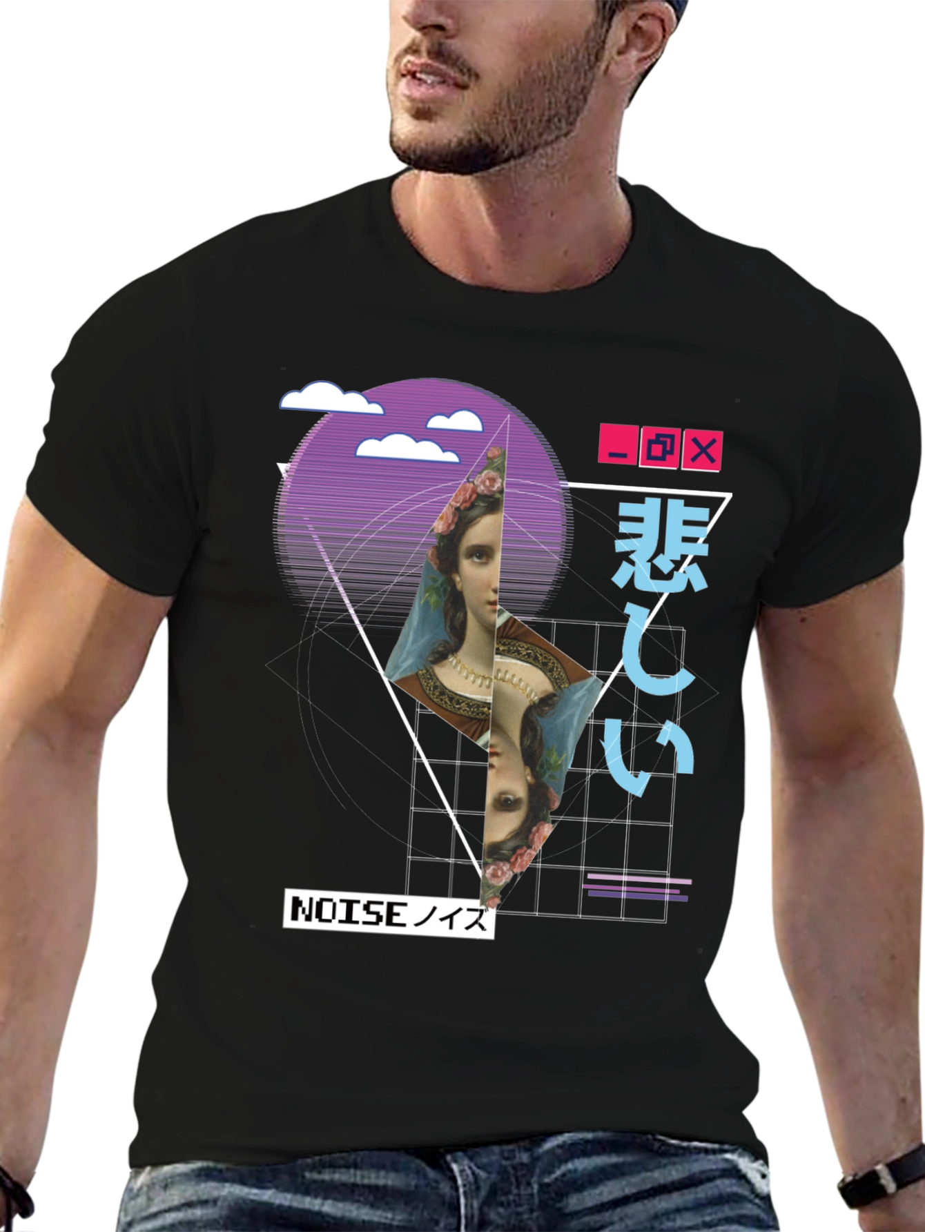 Aesthetic Vaporwave Graphic T-Shirt