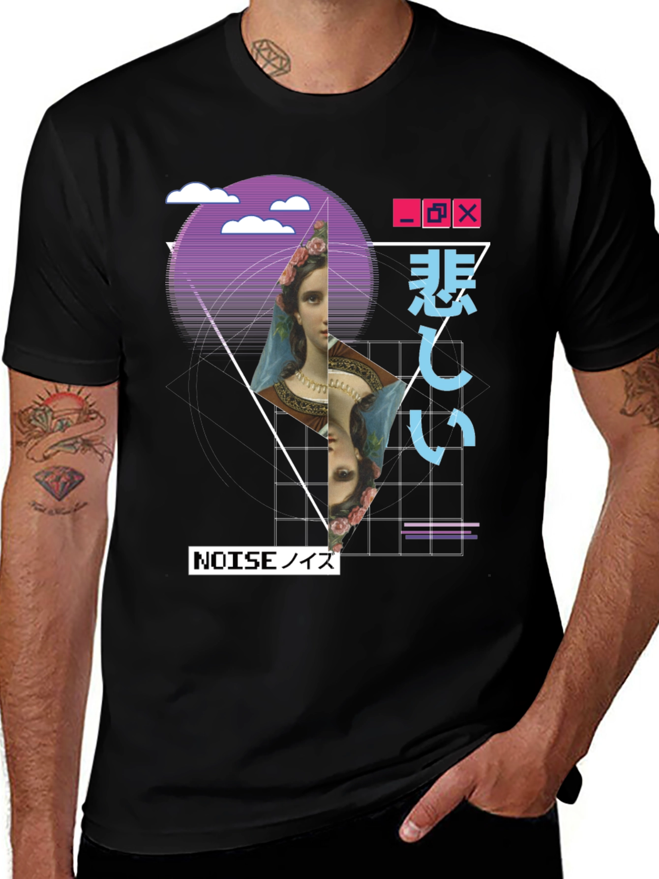 Aesthetic Vaporwave Graphic T-Shirt