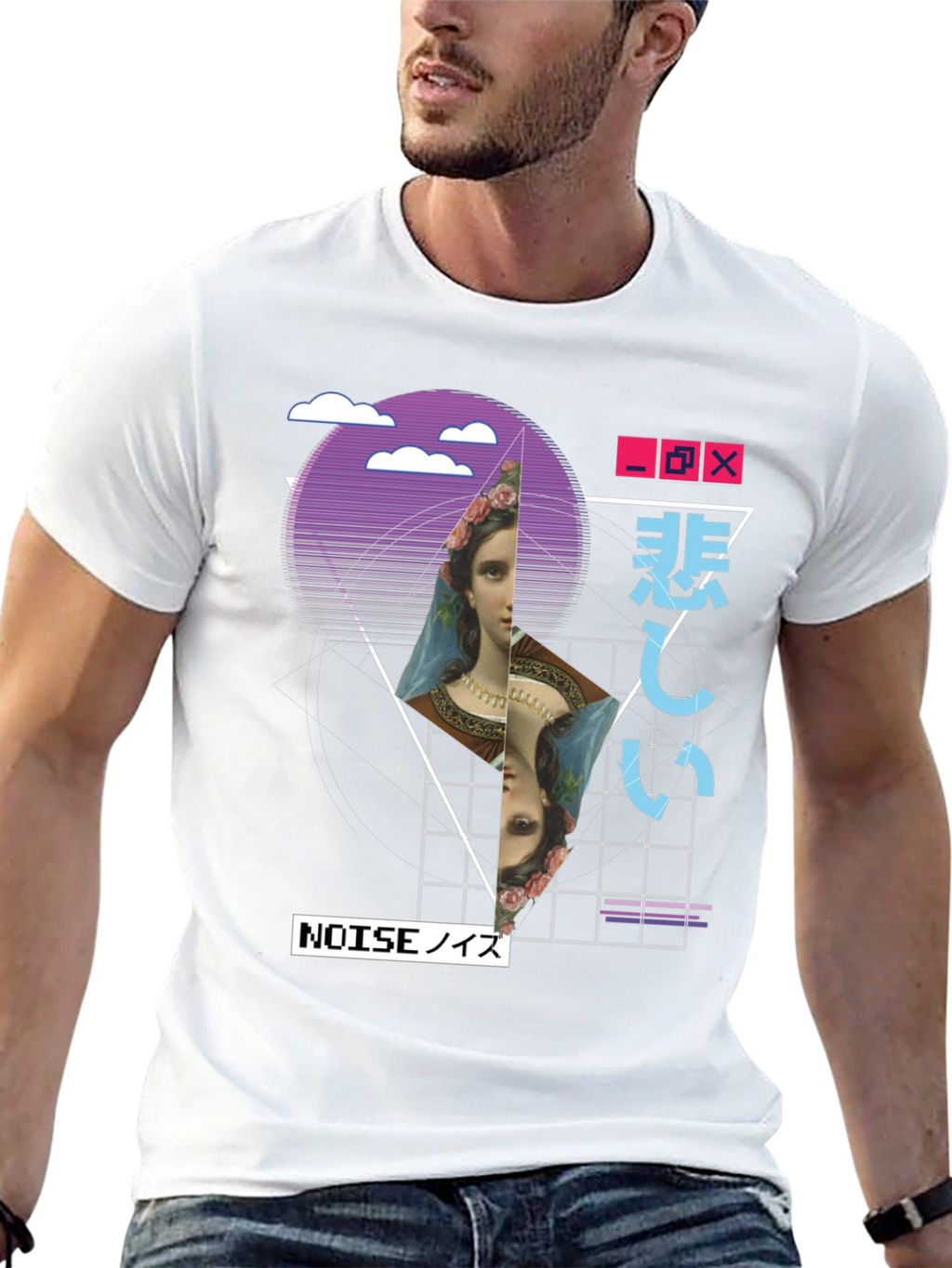 Aesthetic Vaporwave Graphic T-Shirt