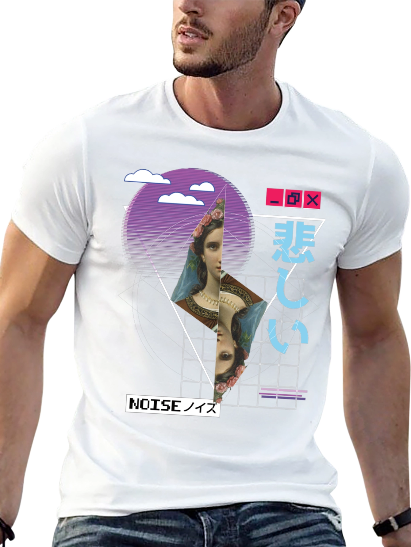 Aesthetic Vaporwave Graphic T-Shirt