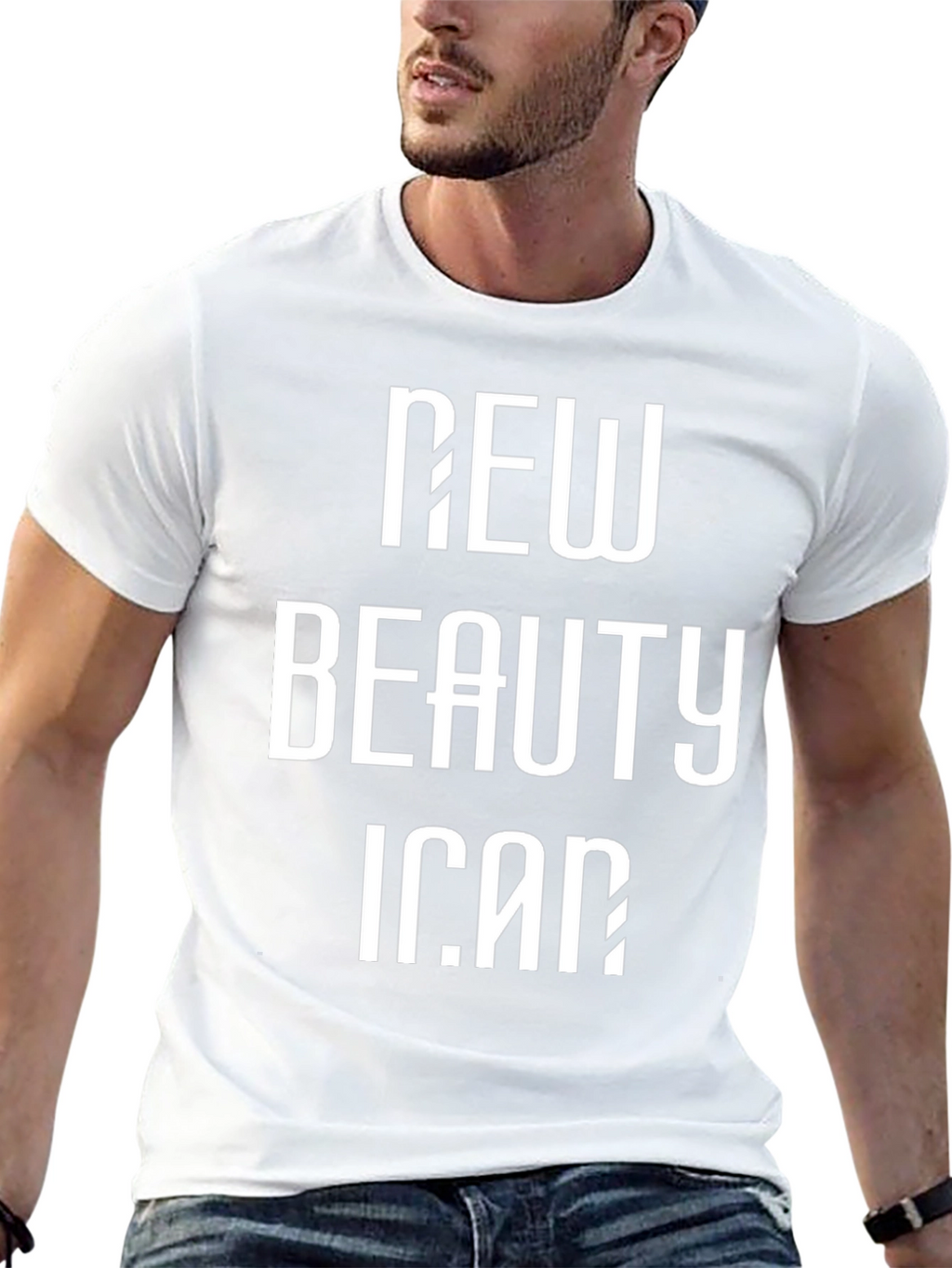 New Beauty Icon Black Graphic Tee