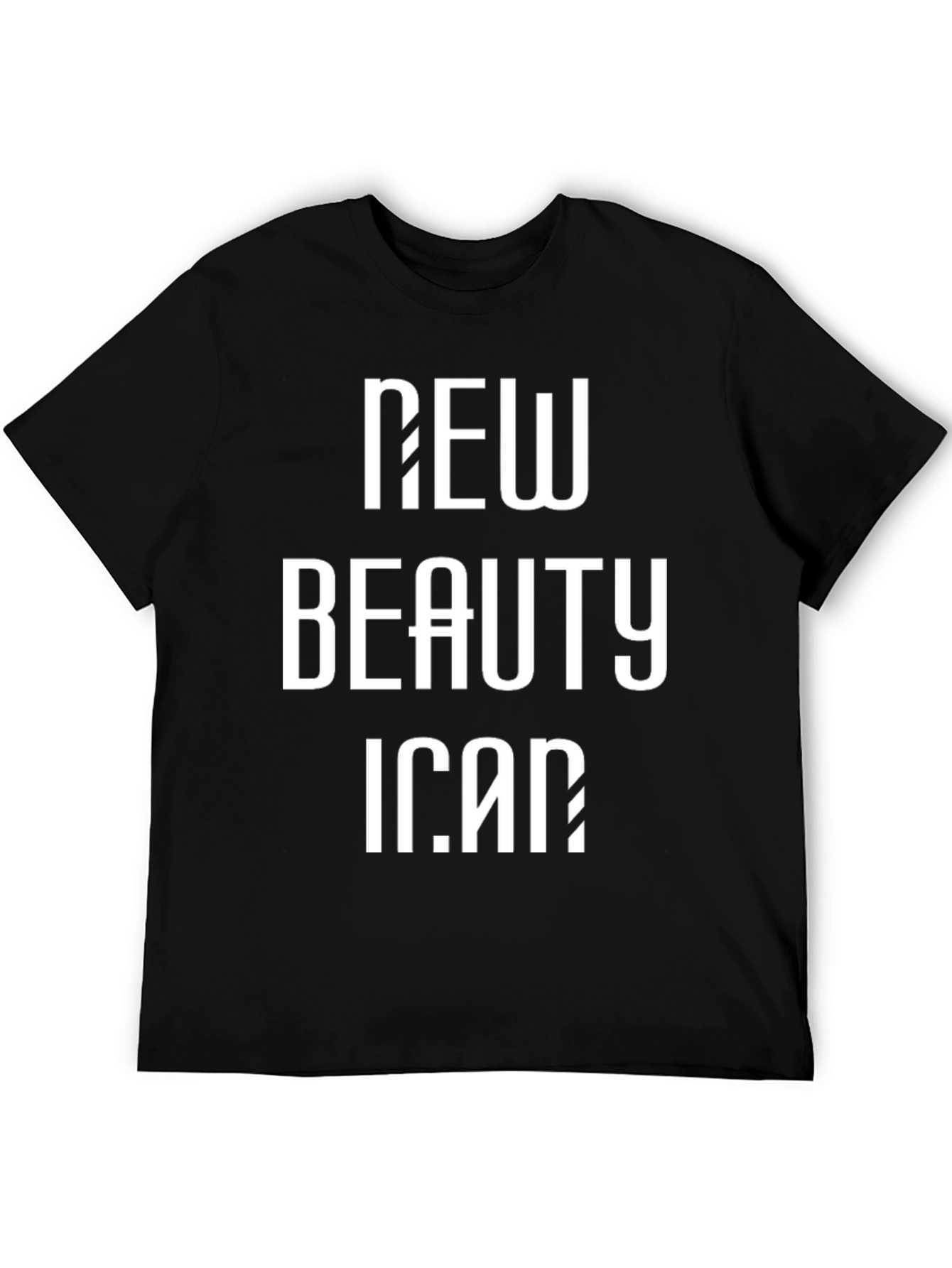 New Beauty Icon Black Graphic Tee