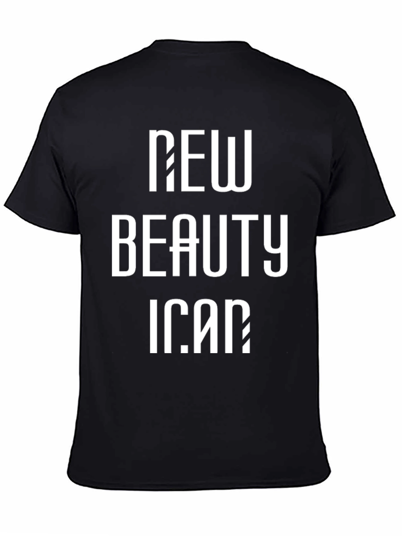 New Beauty Icon Black Graphic Tee