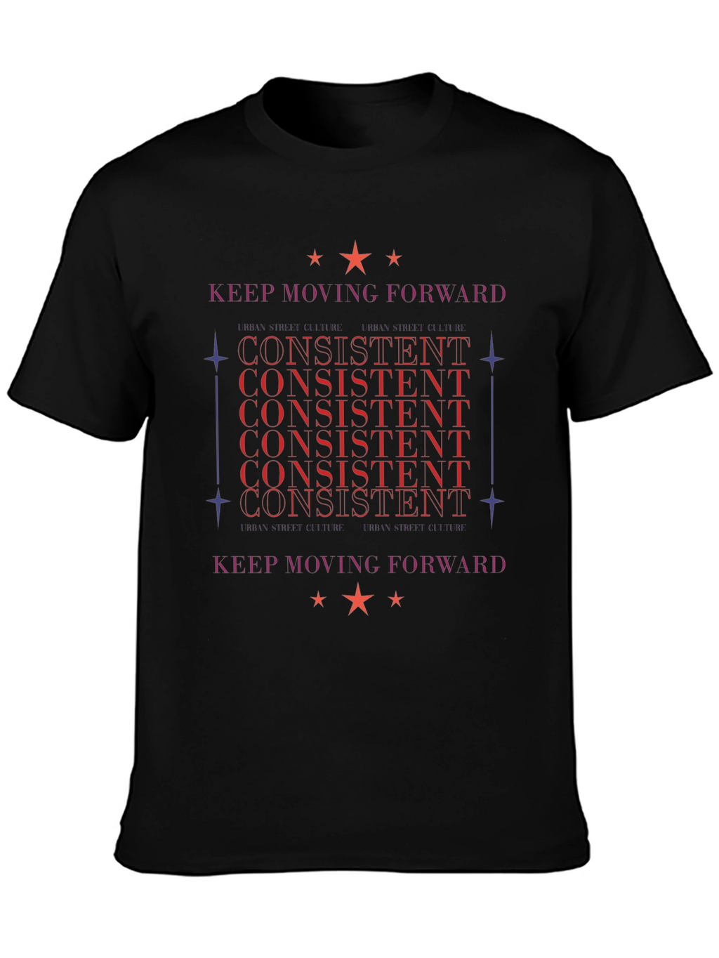 Consistent Forward Black T-Shirt