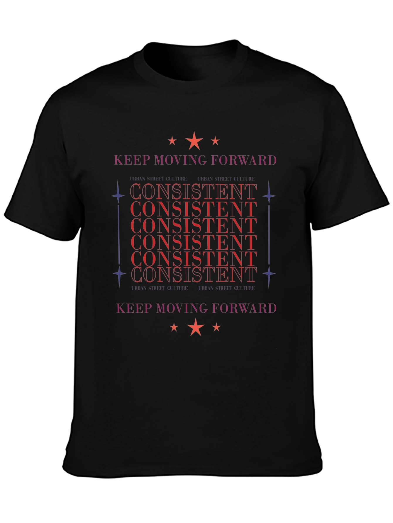 Consistent Forward Black T-Shirt