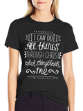 I Can Do All Things Christian T-Shirt