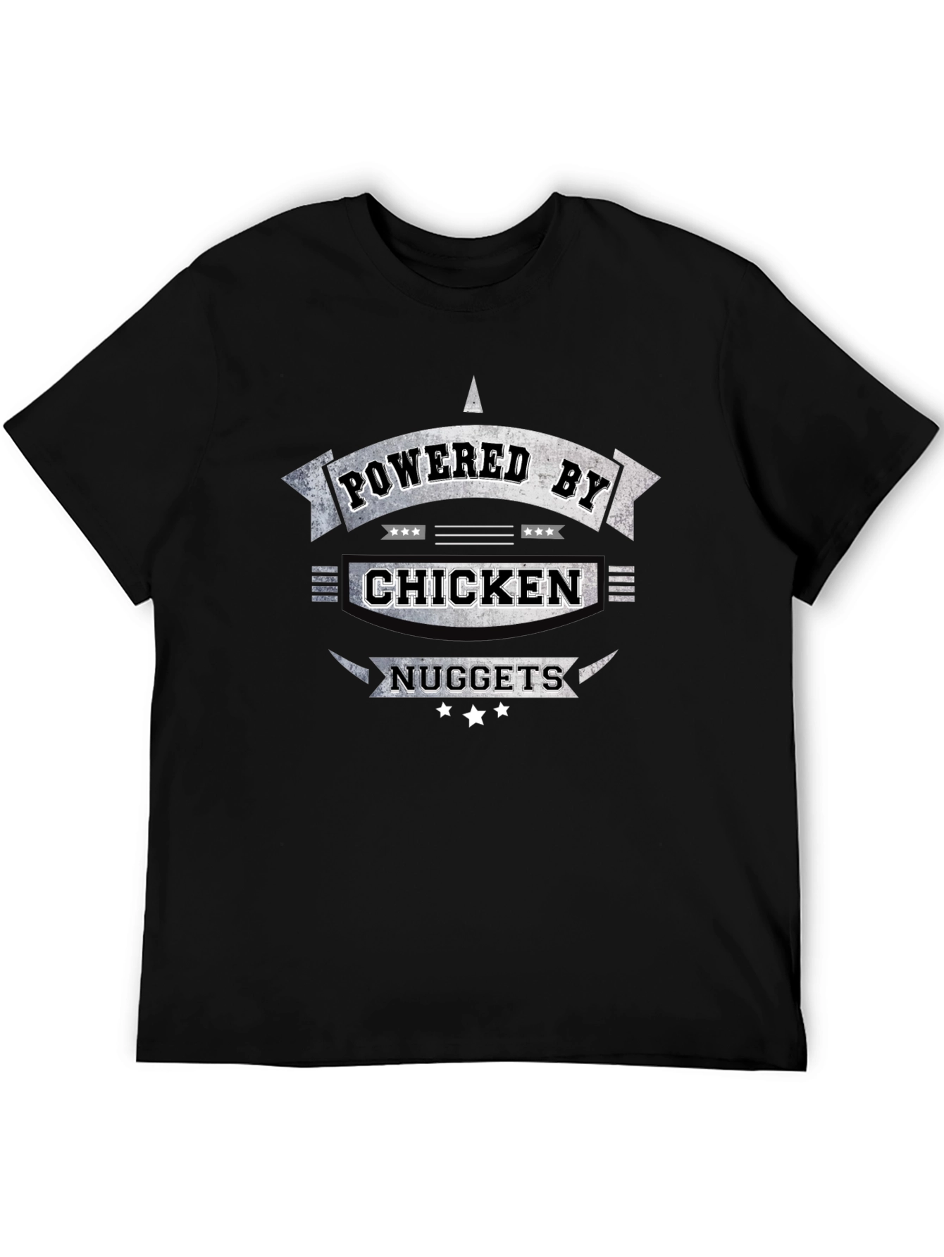 Chicken Nuggets Powered Funny T-Shirt