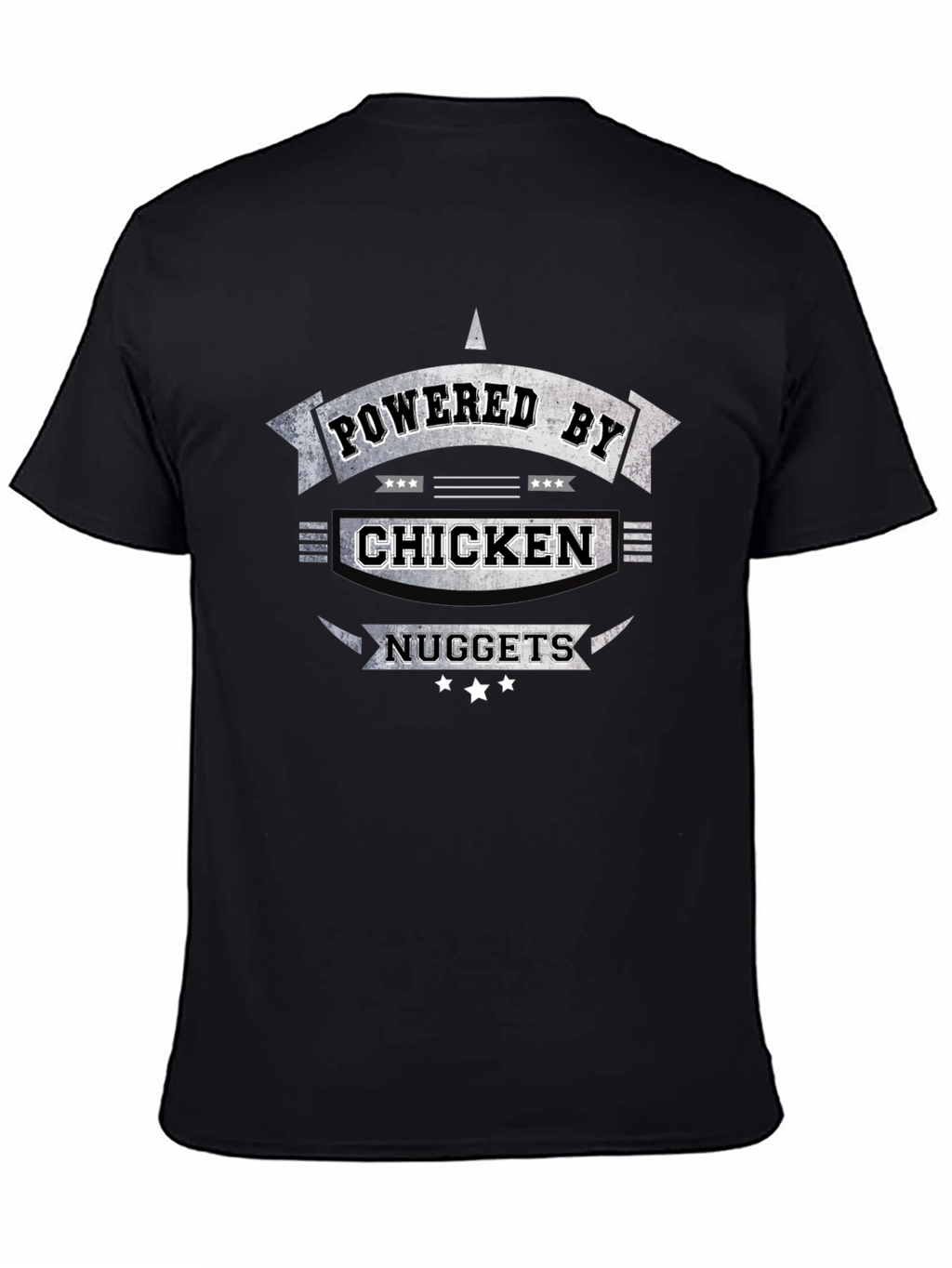 Chicken Nuggets Powered Funny T-Shirt