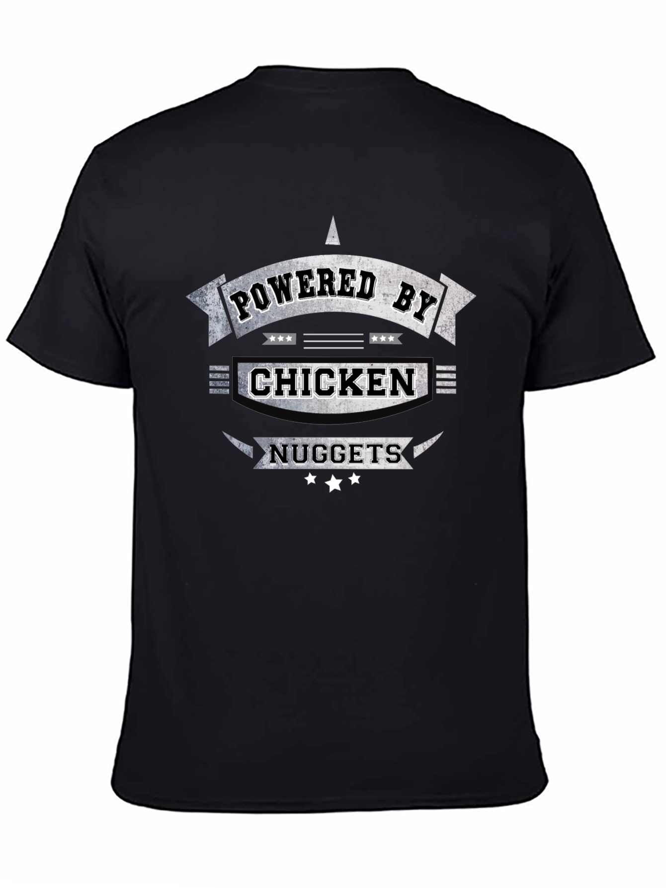 Chicken Nuggets Powered Funny T-Shirt