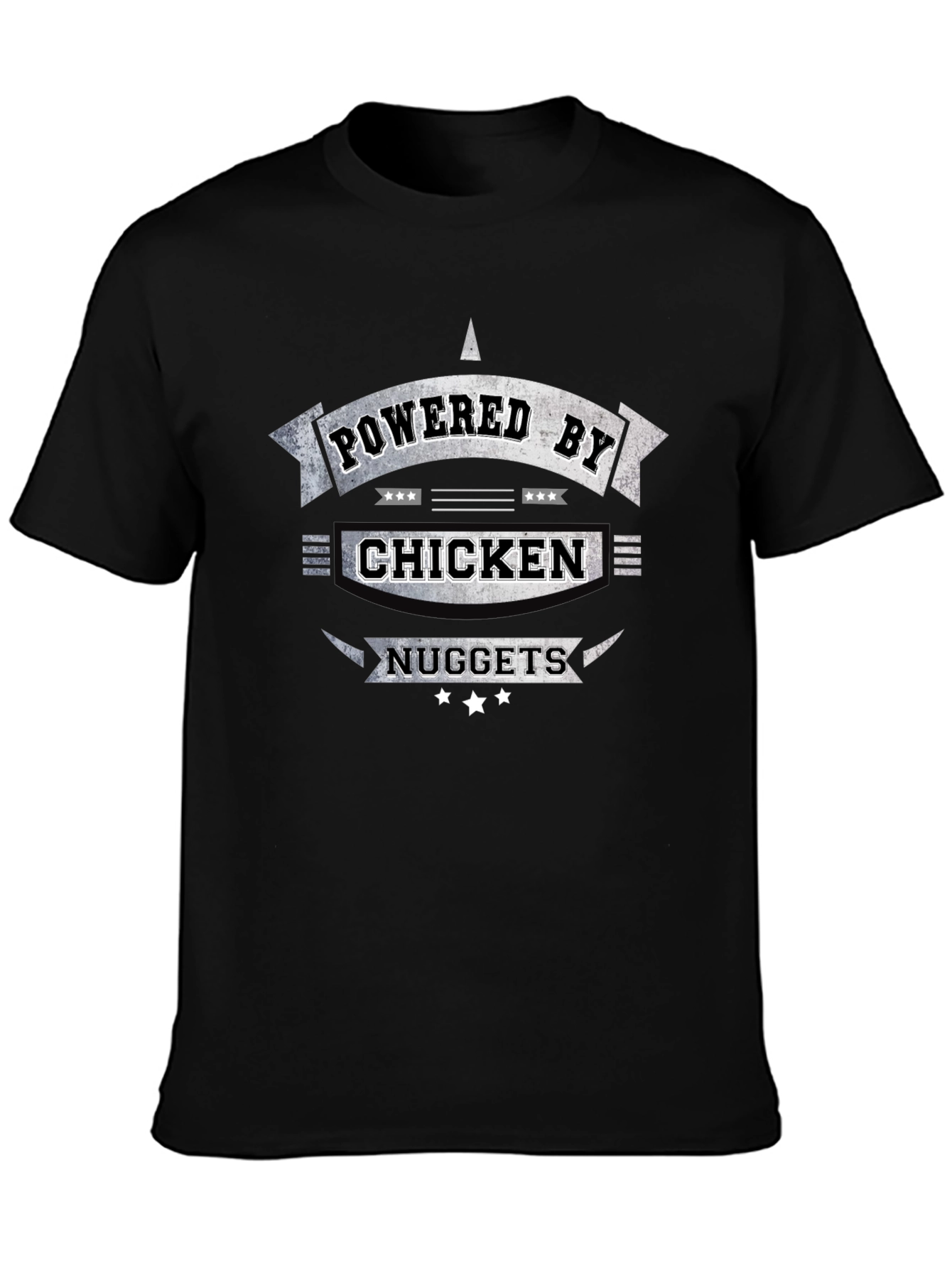 Chicken Nuggets Powered Funny T-Shirt