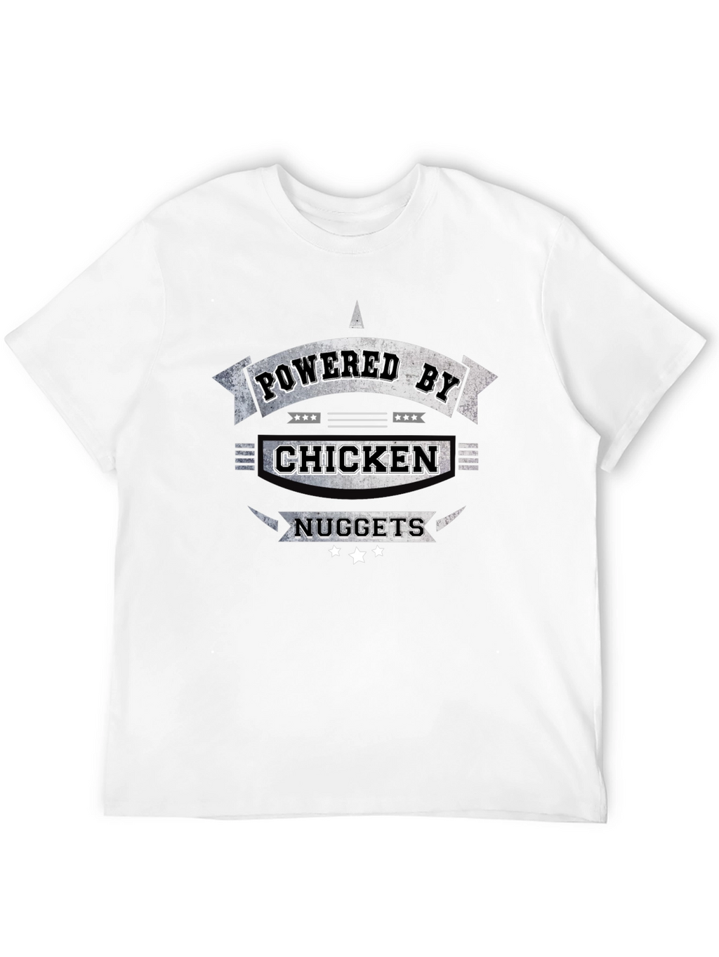 Chicken Nuggets Powered Funny T-Shirt