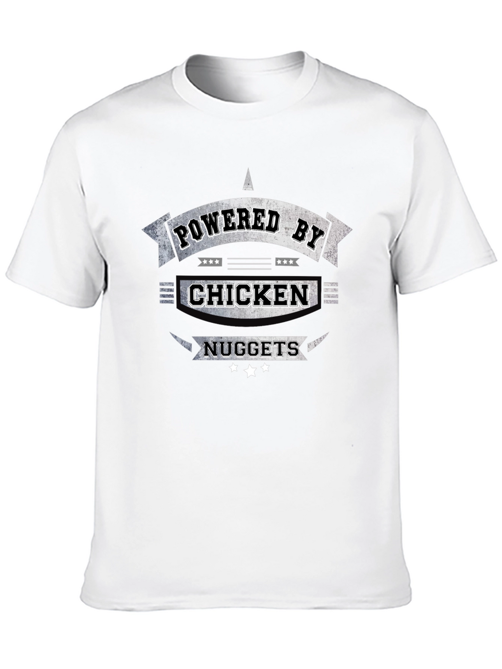 Chicken Nuggets Powered Funny T-Shirt
