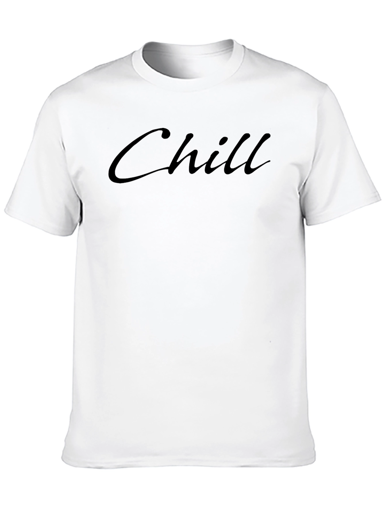 Chill Black T-Shirt - Relaxed Style