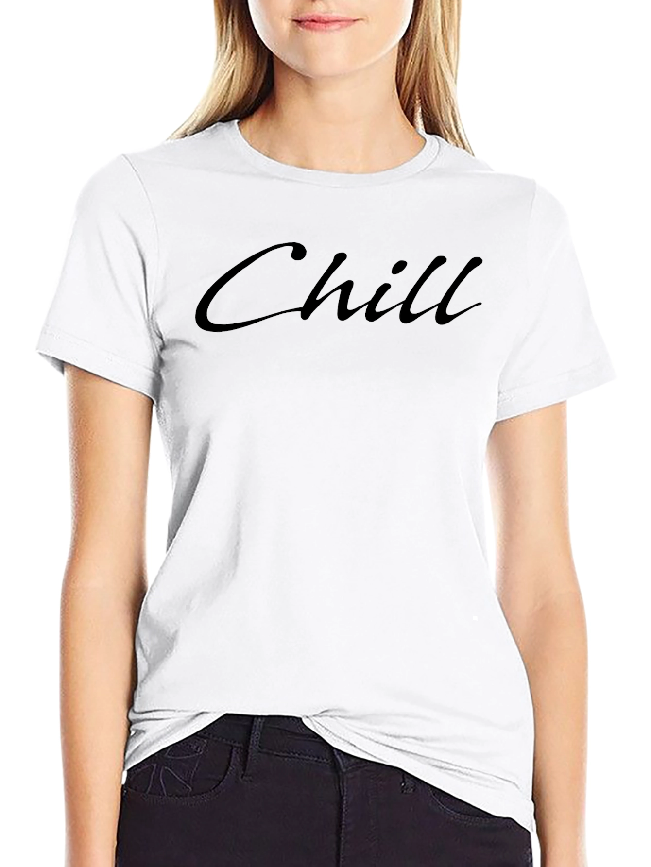 Chill Black T-Shirt - Relaxed Style