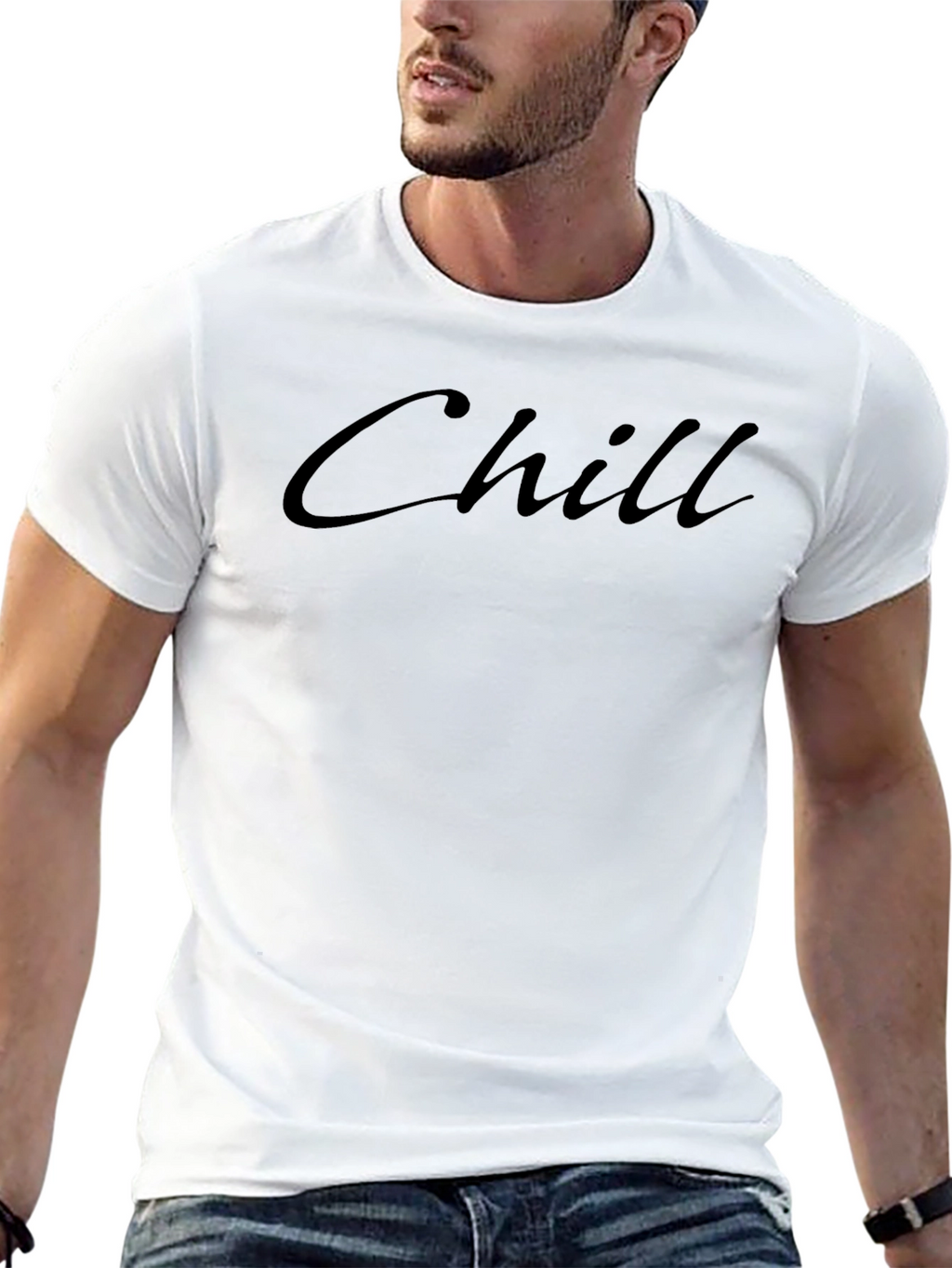 Chill Black T-Shirt - Relaxed Style