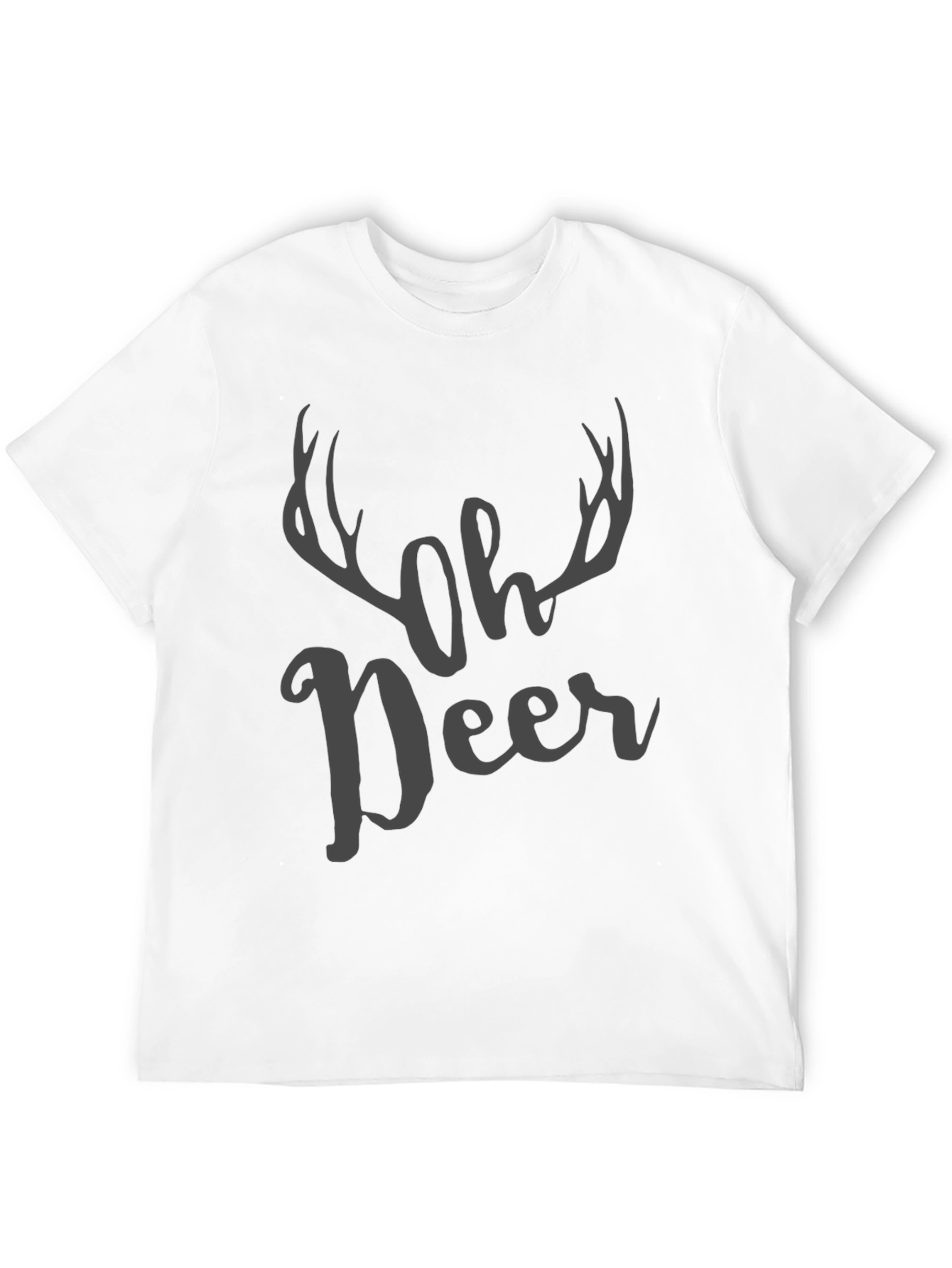 Oh Deer Graphic Print Mens T-Shirt