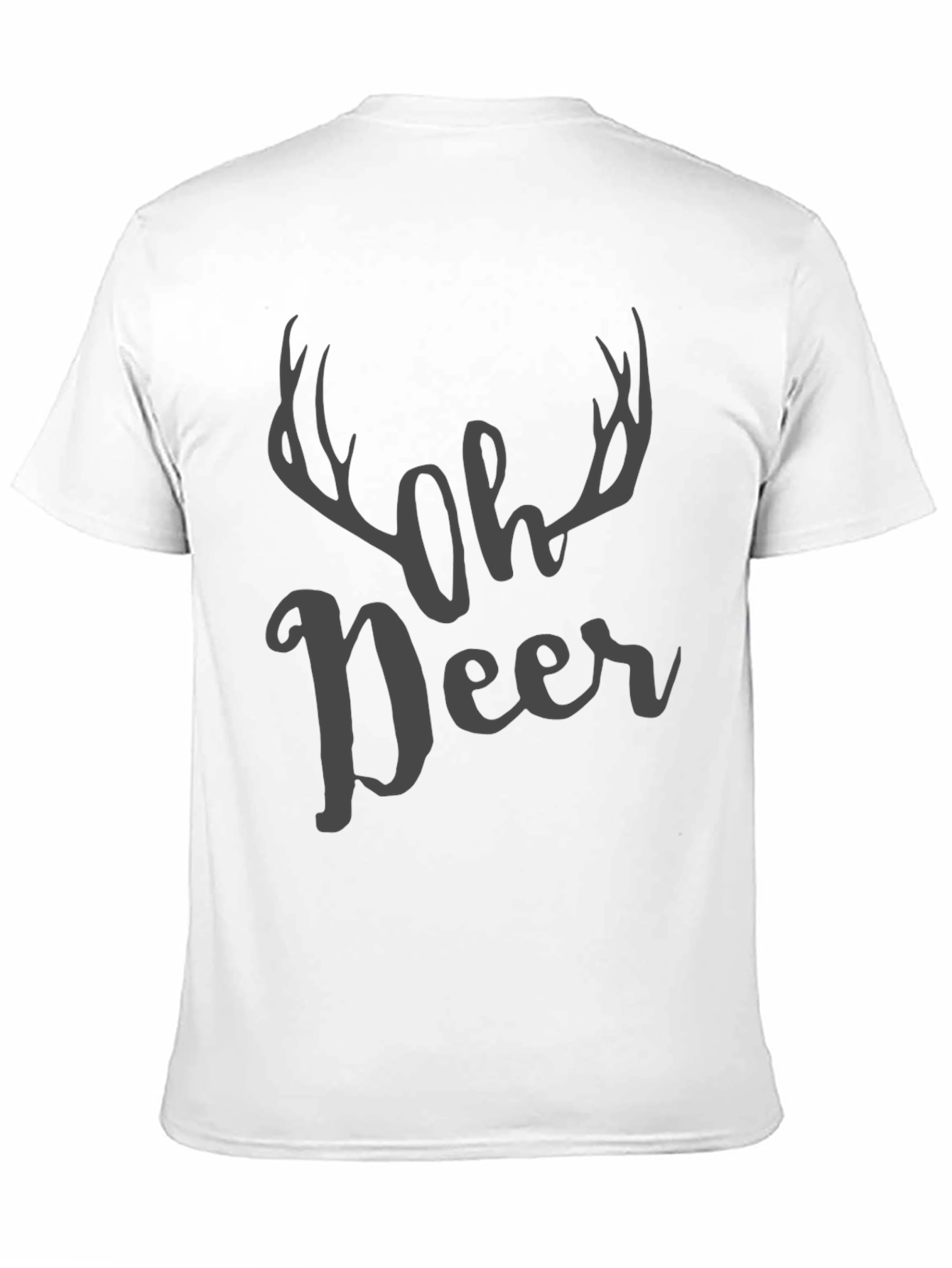 Oh Deer Graphic Print Mens T-Shirt