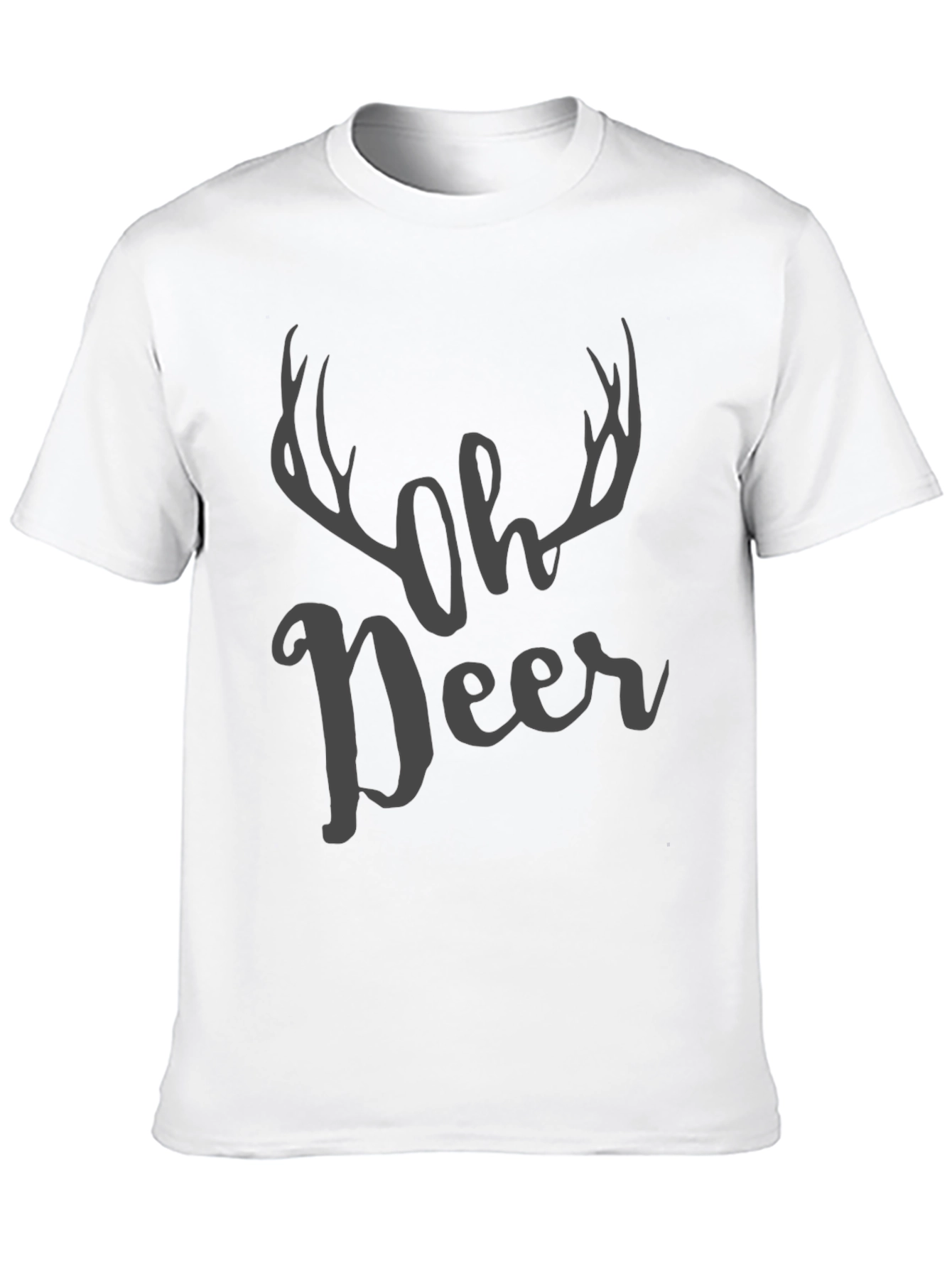 Oh Deer Graphic Print Mens T-Shirt